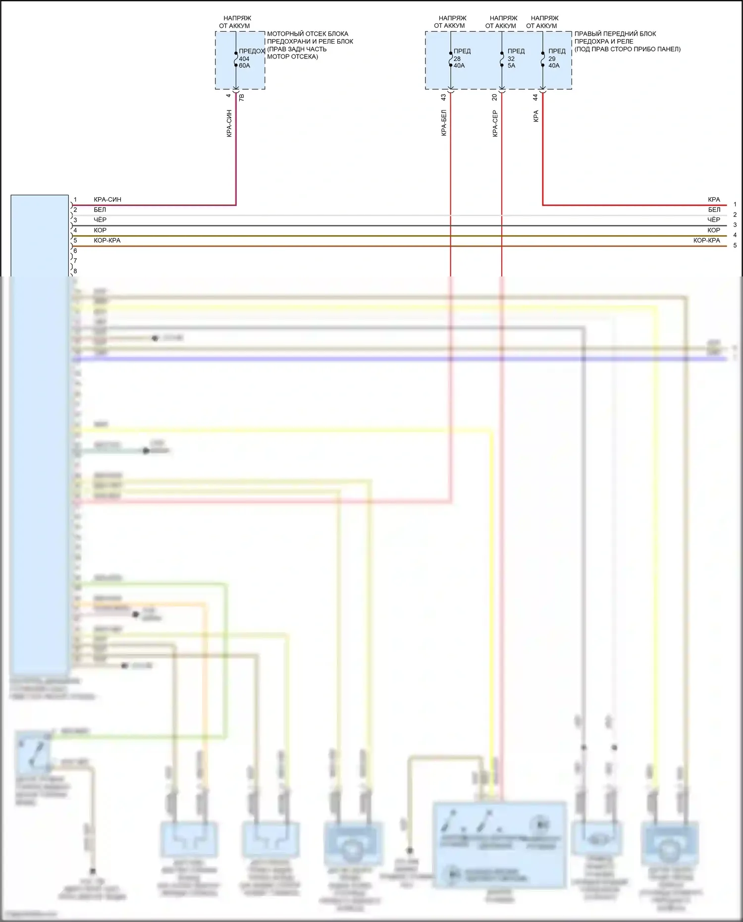 X3 M BMW F97 (2019-2021): Антиблокировочная система abs электросхема (1 из 2) 
