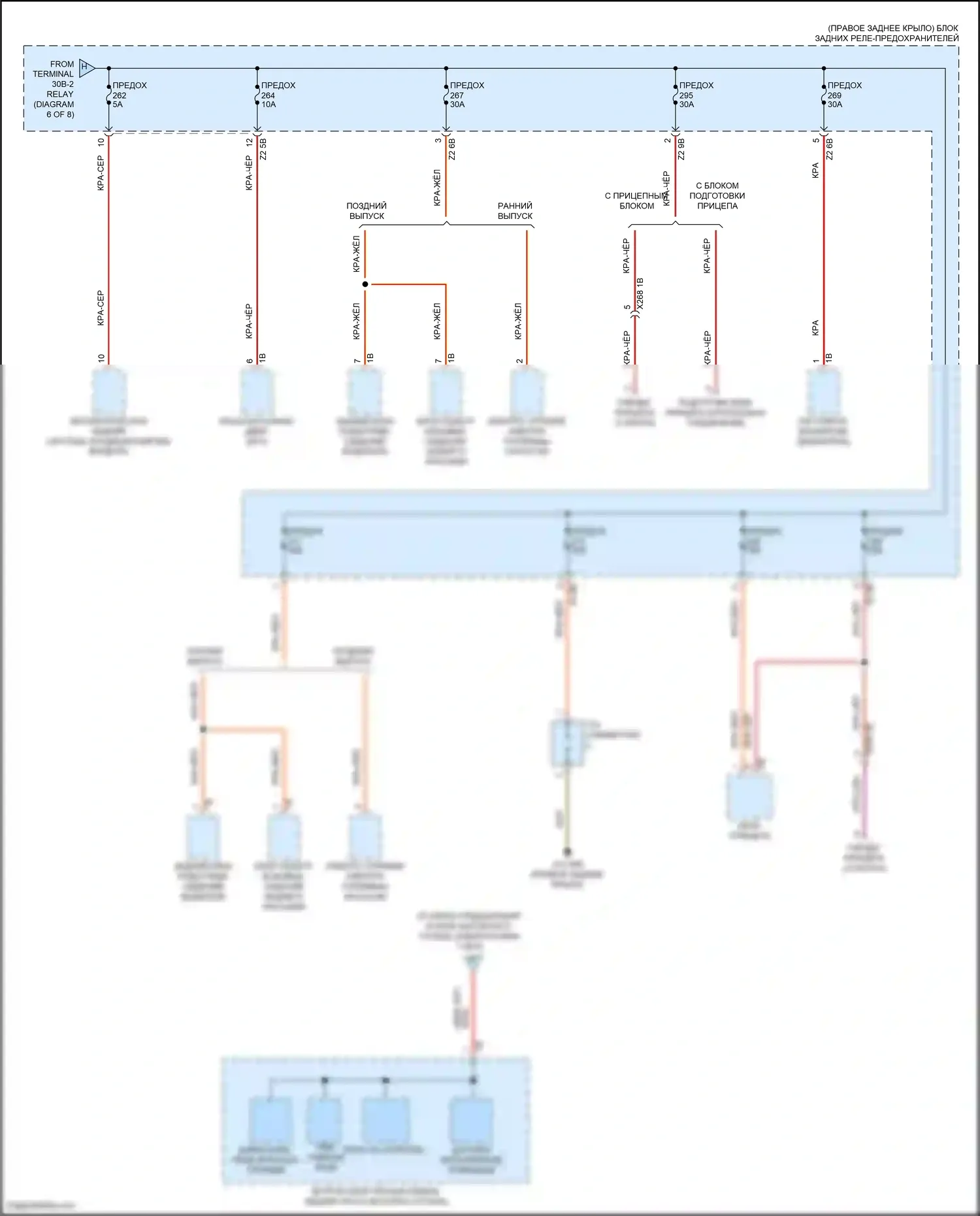 X3 M BMW F97 (2019-2021): Электросхема блока предохранителей реле (8 из 8) 