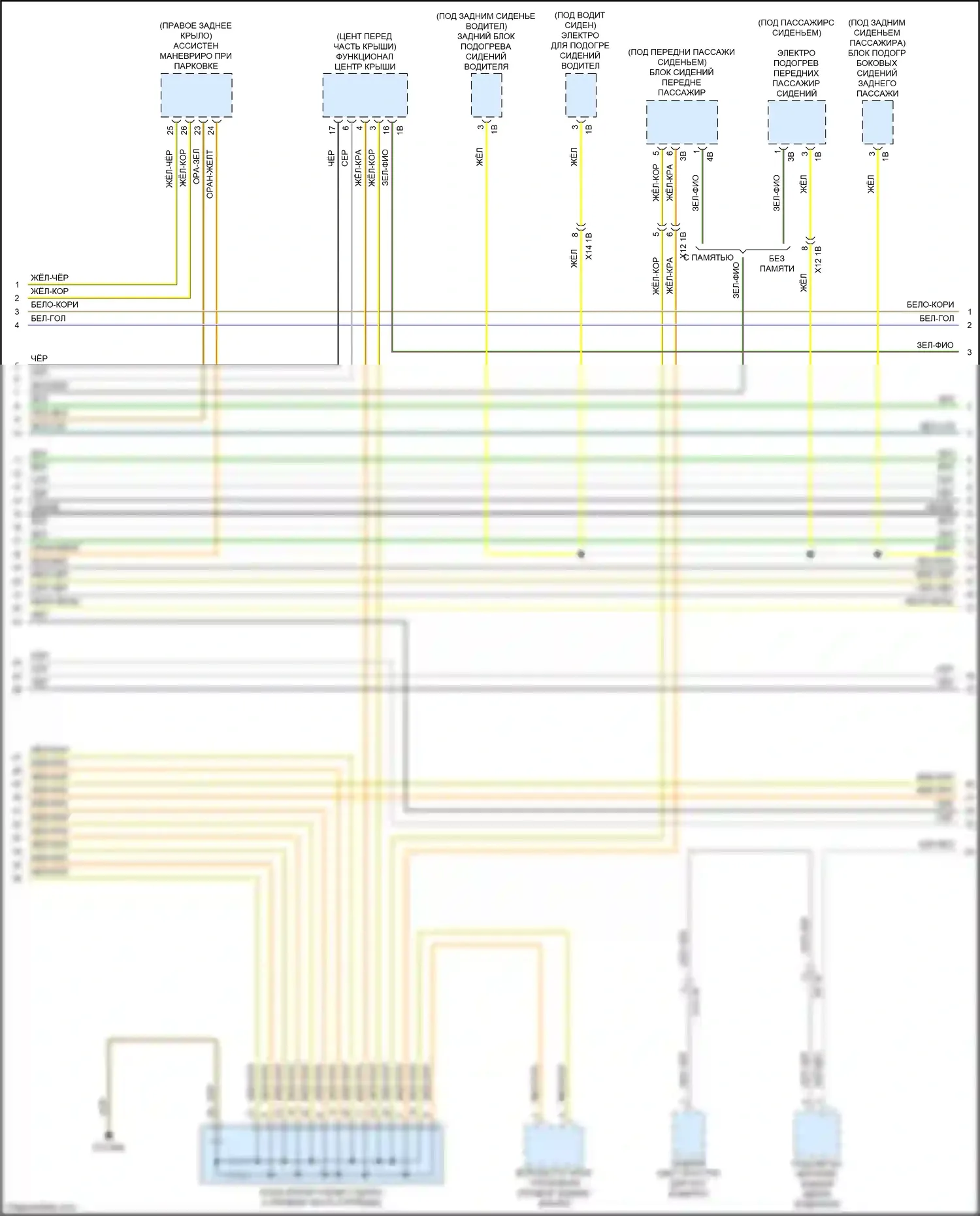 X3 M BMW F97 (2019-2021): Can шина электросхема (6 из 9) 