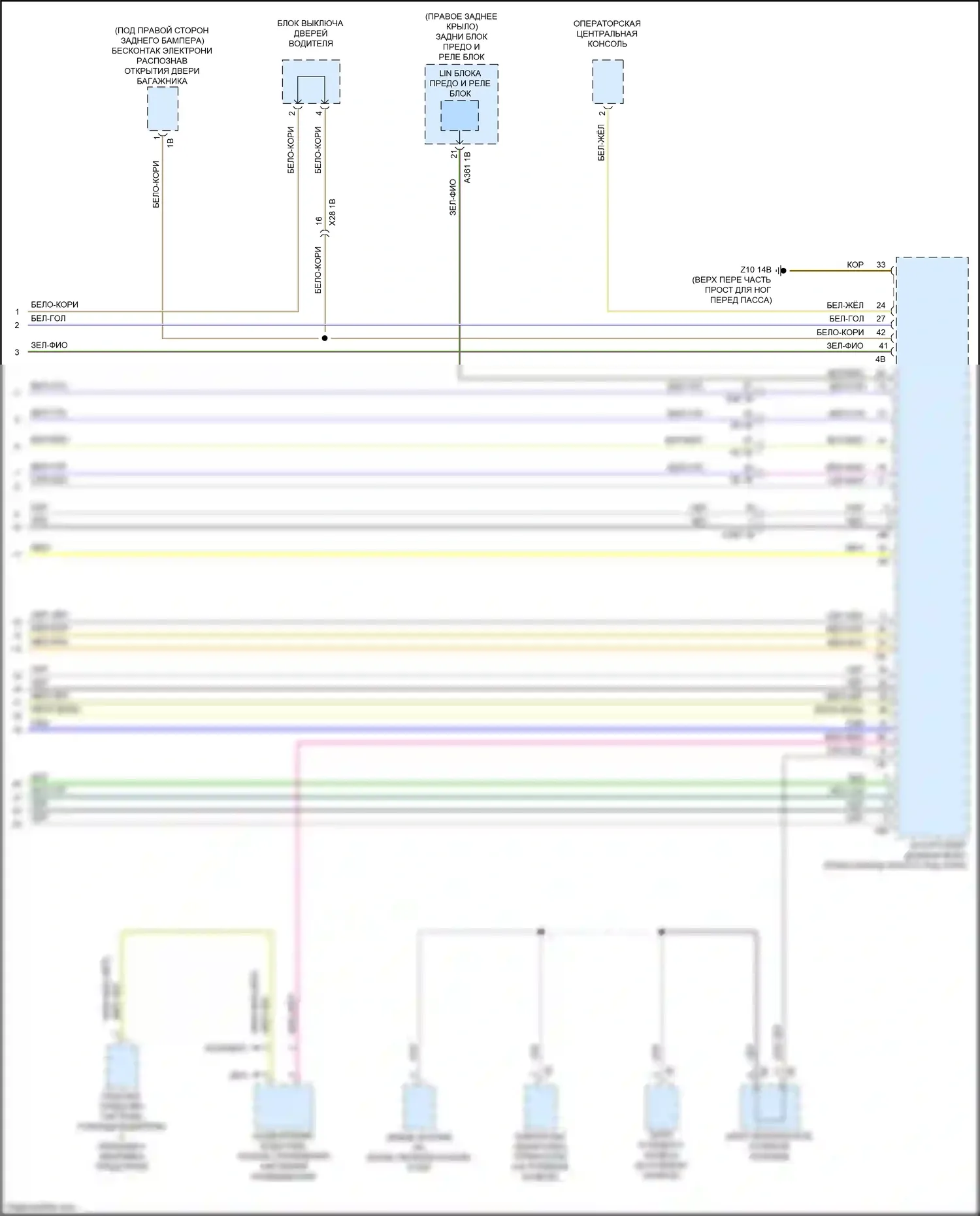 X3 M BMW F97 (2019-2021): Can шина электросхема (9 из 9) 