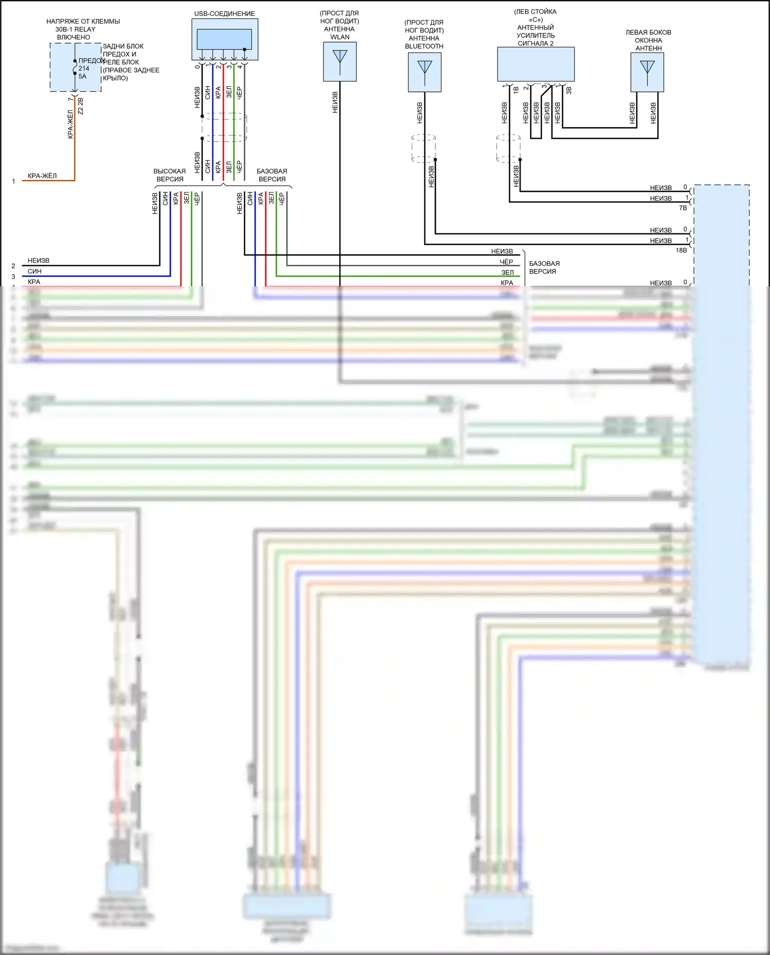 X3 M BMW F97 (2019-2021): Электросхема навигации, без магнитолы hifi и активного звукового оформления (4 из 4) 