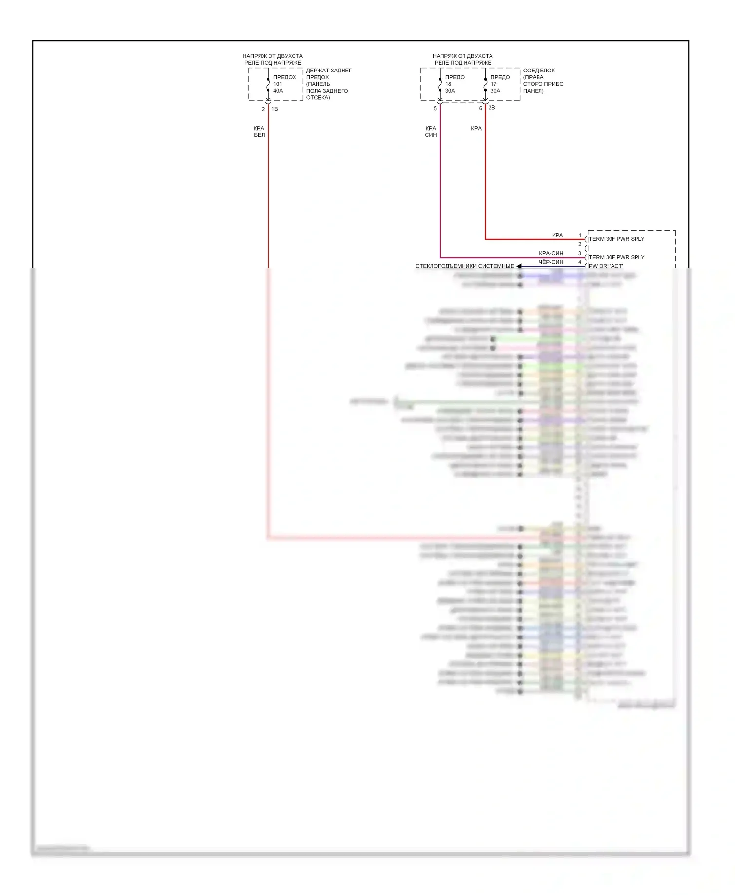 X3 BMW F25 (2010-2014): Электросхема блоков управления кузовом (2 из 2) 