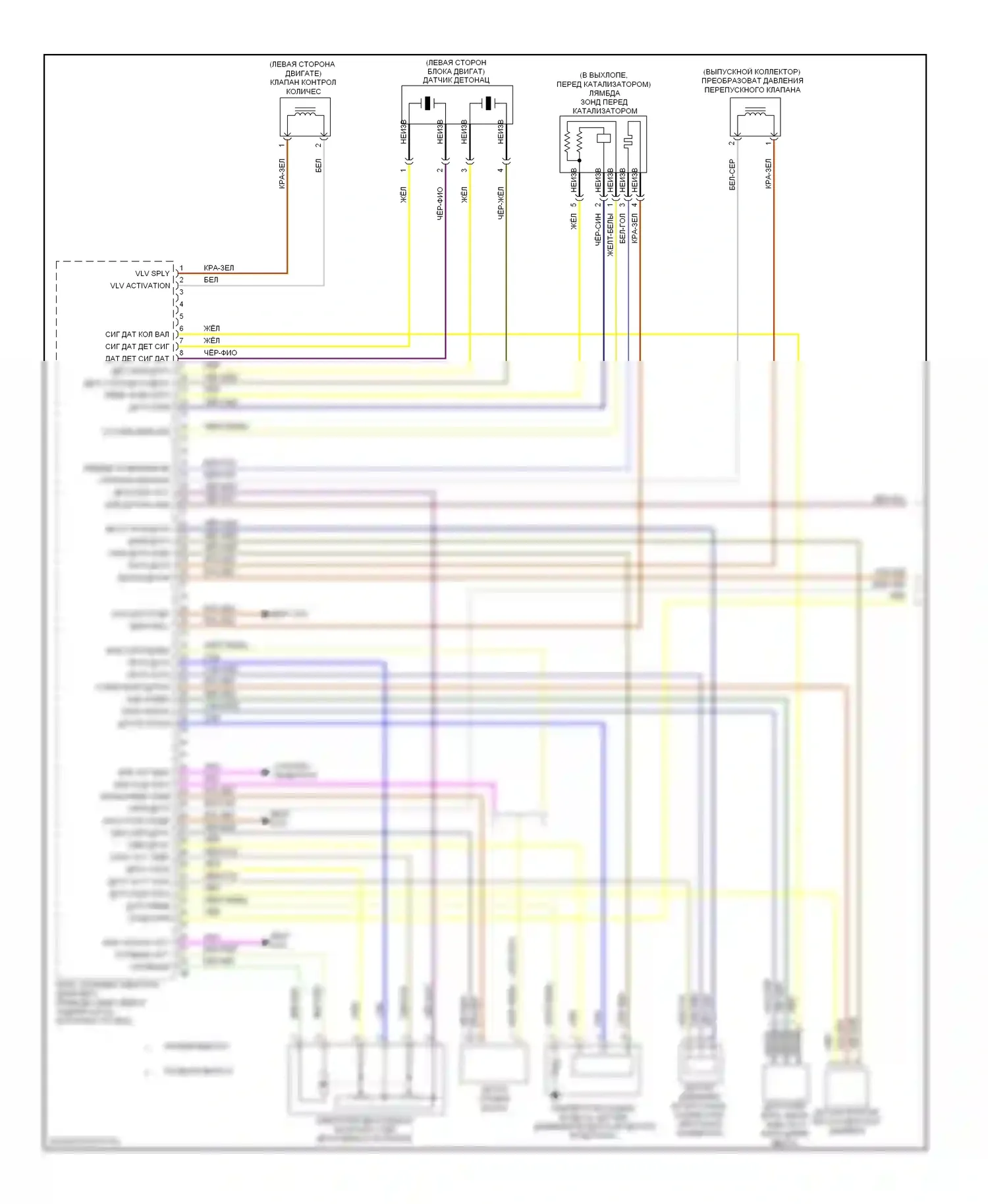 X3 BMW F25 (2010-2014): Электросхема двигателя 3.0л твин турбо (1 из 5) 