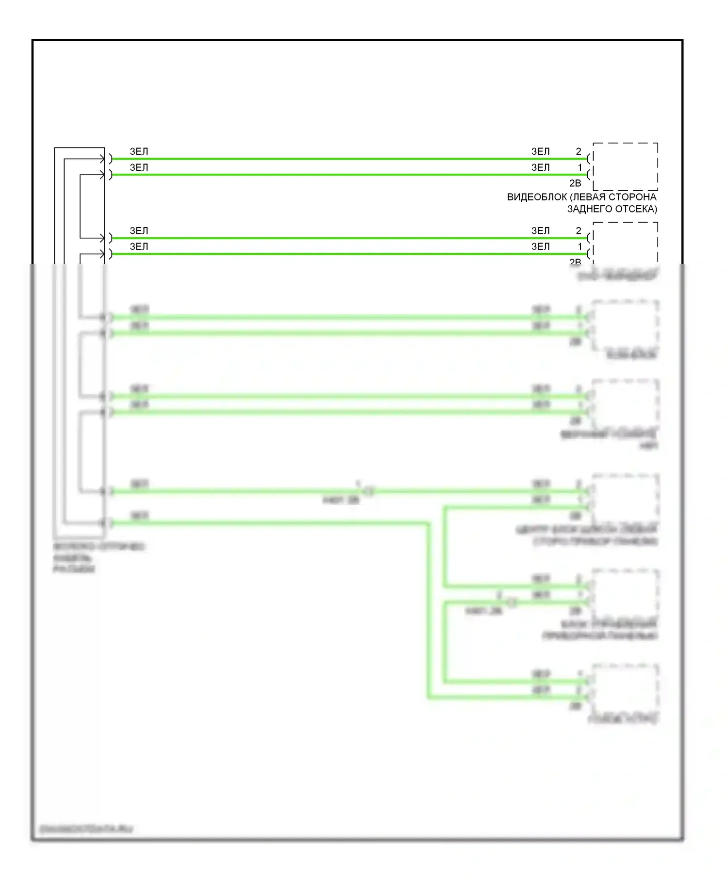 X3 BMW F25 (2010-2014): Большинство электросхем подключения шины данных 