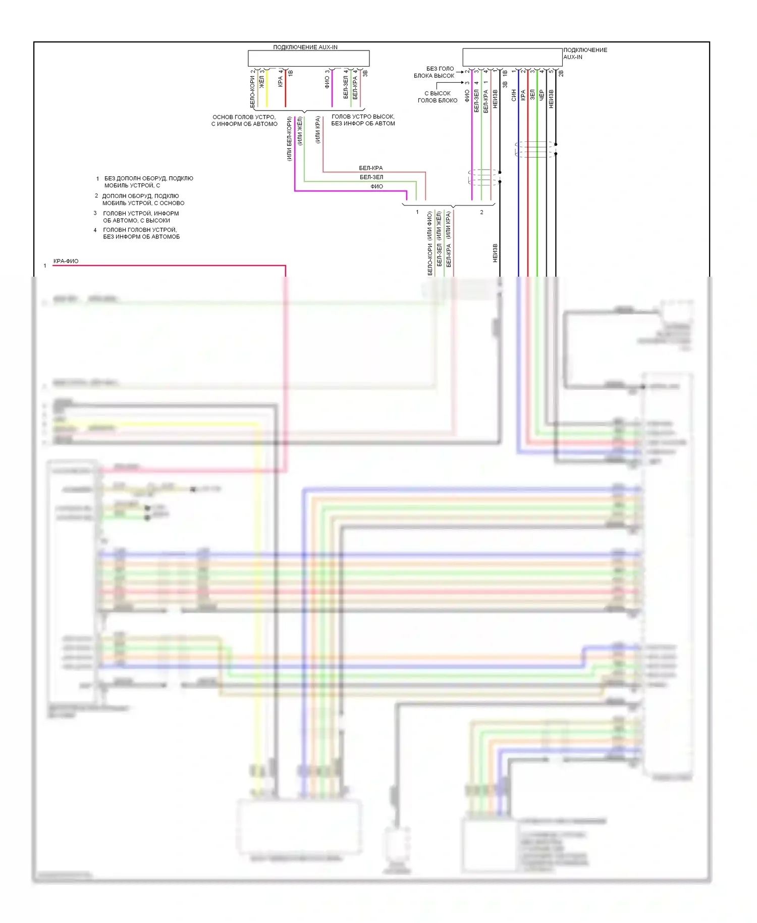X3 BMW F25 (2010-2014): Электросхема базовой магнитолы (4 из 4) 