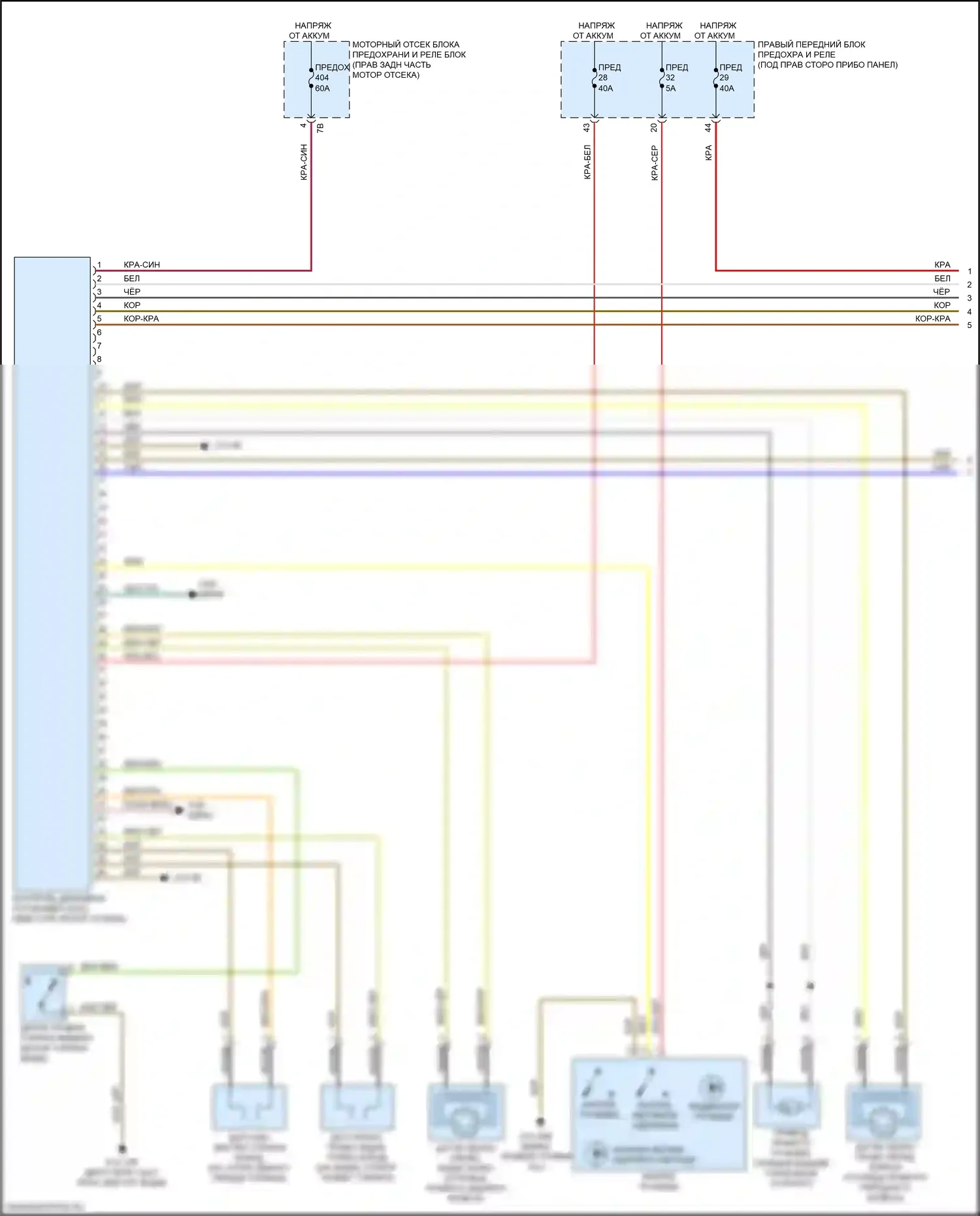 X3 BMW G01 рестайлинг (2021-2024): Антиблокировочная система abs электросхема (1 из 2) 