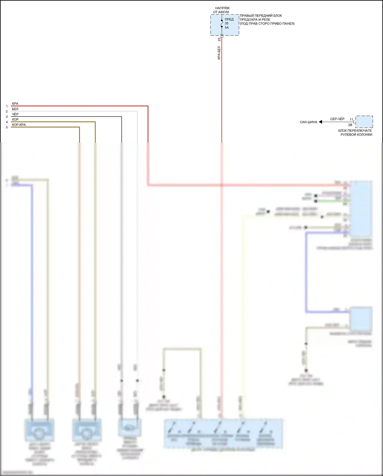 X3 BMW G01 рестайлинг (2021-2024): Антиблокировочная система abs электросхема (2 из 2) 