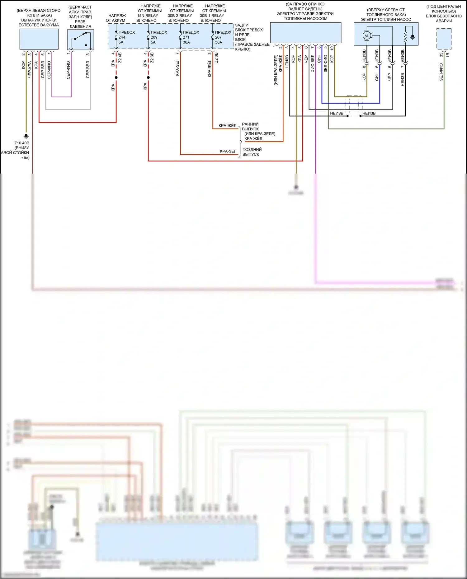 X3 BMW G01 рестайлинг (2021-2024): Электросхема двигателя 2.0л турбо (5 из 6) 