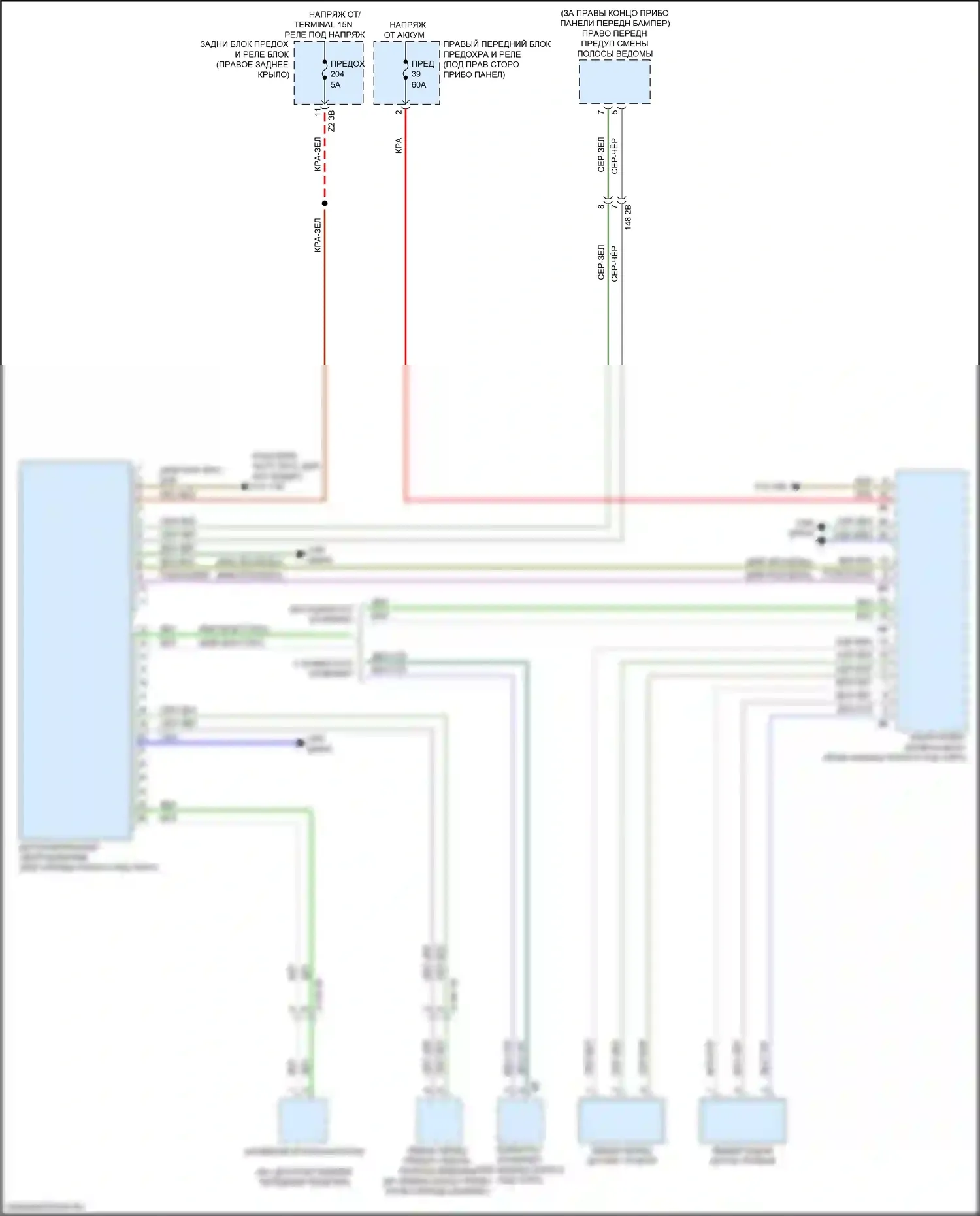 X3 BMW G01 рестайлинг (2021-2024): Электросхема пневмоподвески 