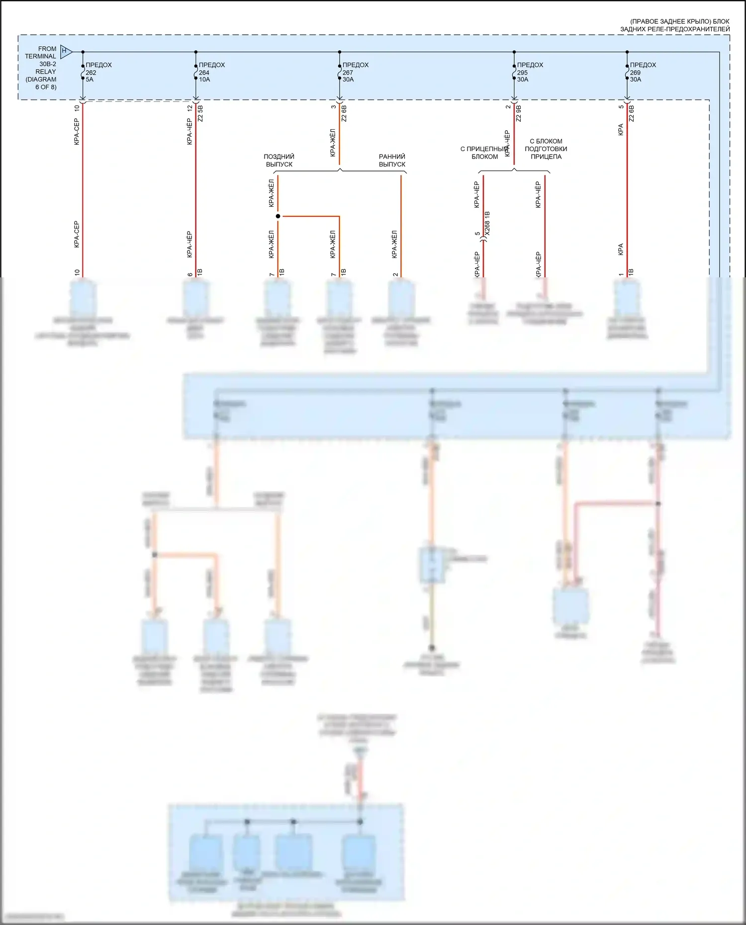 X3 BMW G01 (2017-2021): Электросхема блока предохранителей реле (8 из 8) 