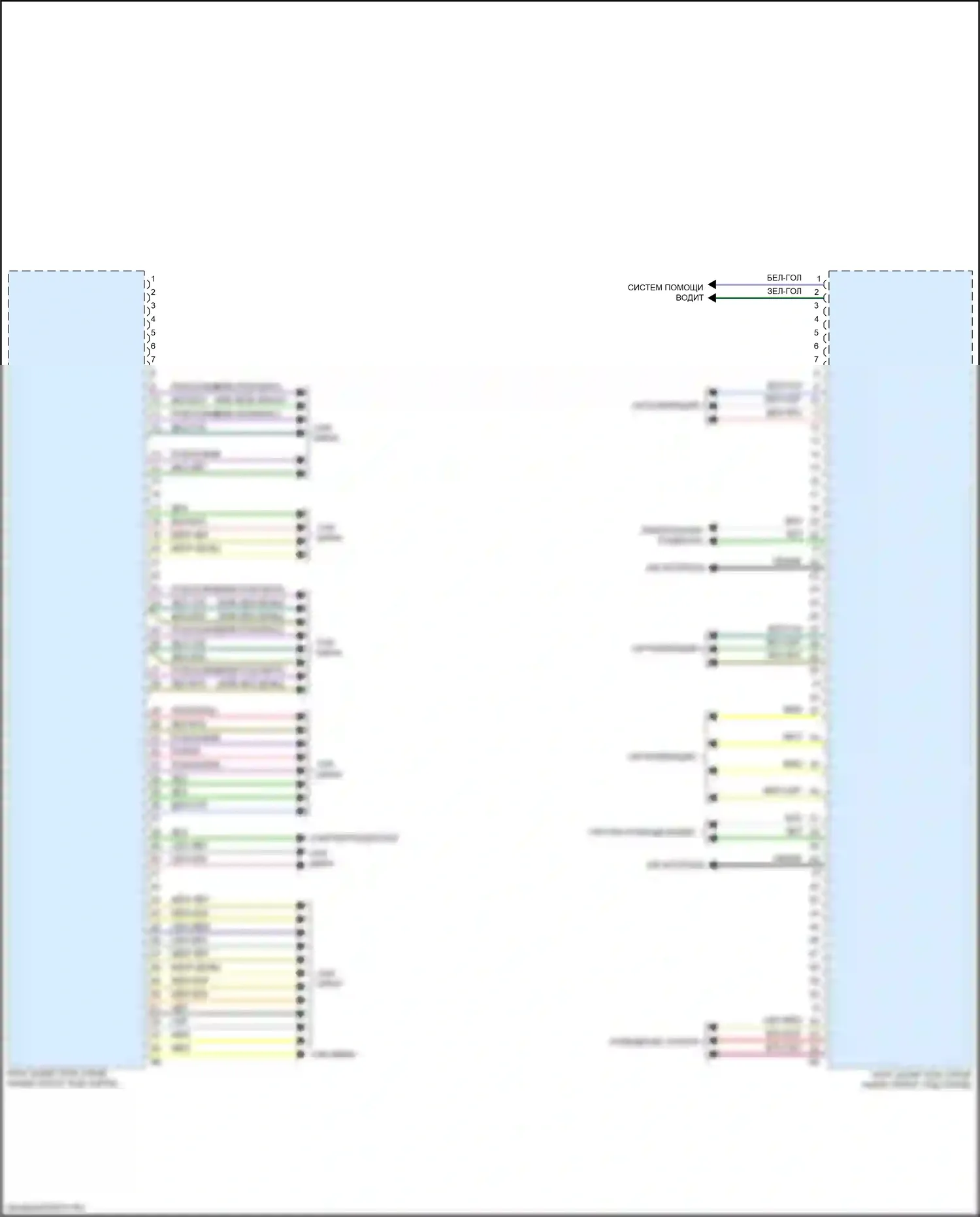 X3 BMW G01 (2017-2021): Электросхема блоков управления кузовом (4 из 4) 