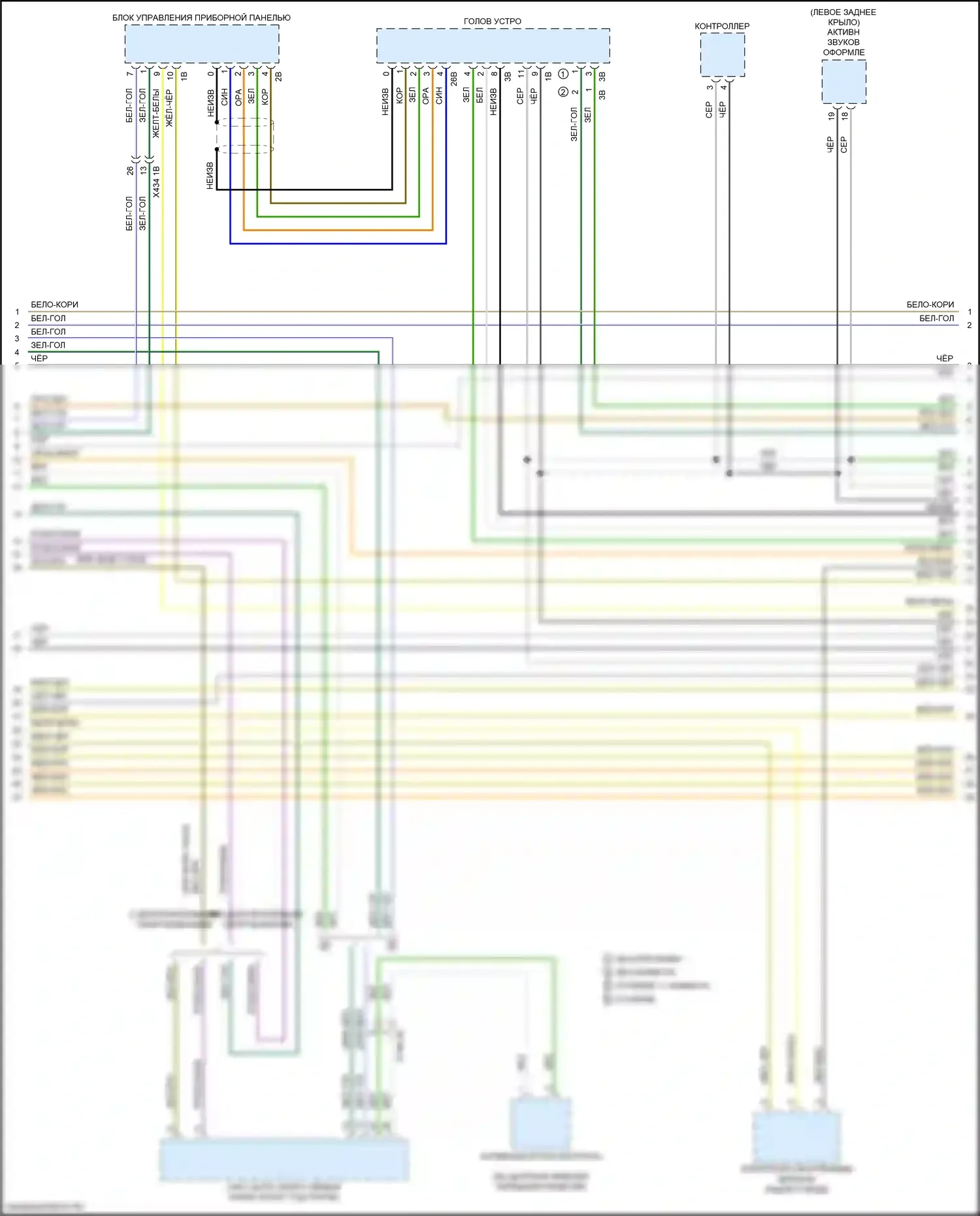 X3 BMW G01 (2017-2021): Can шина электросхема (4 из 9) 