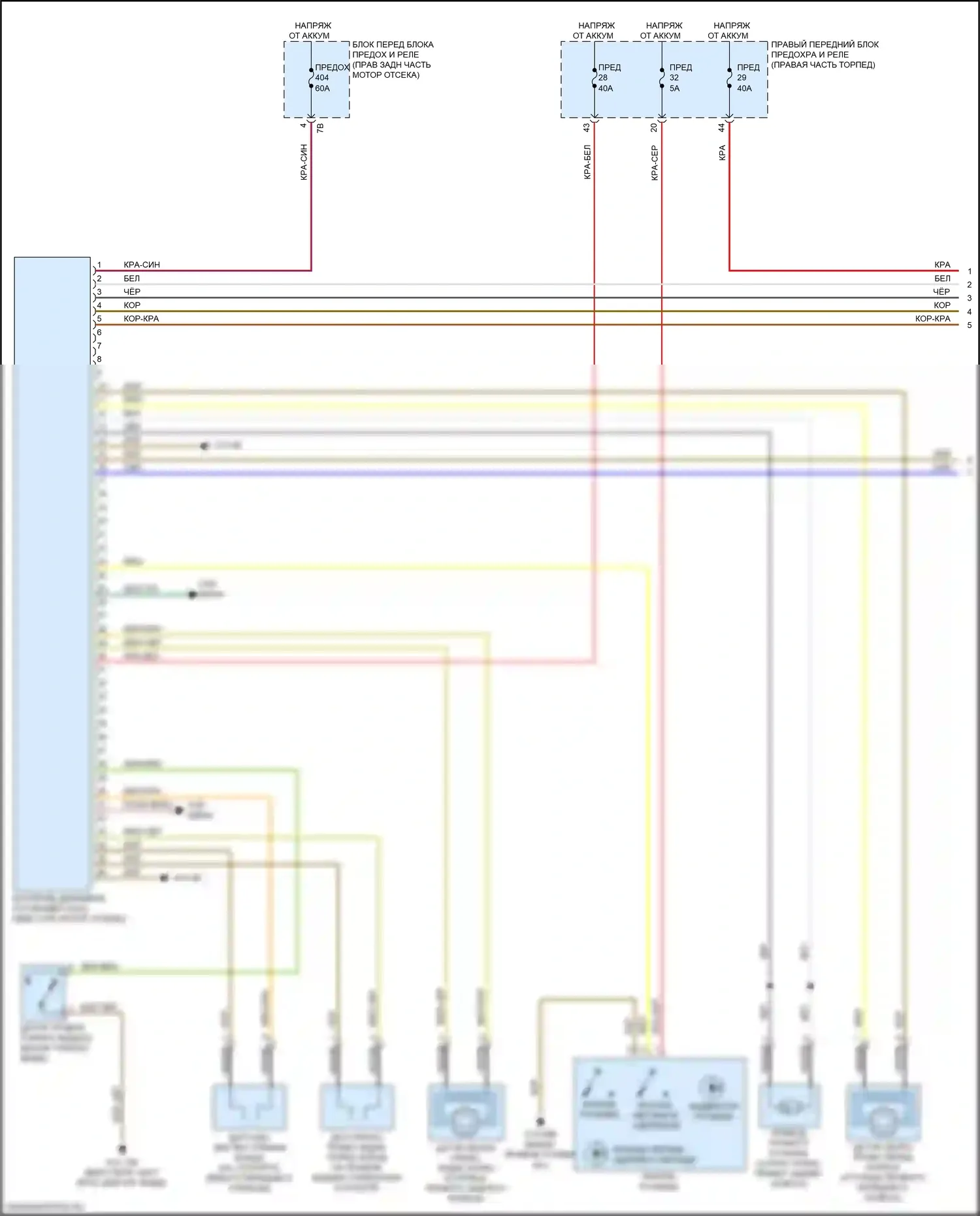 X4 M BMW F98 рестайлинг (2021-2024): Антиблокировочная система abs электросхема (1 из 2) 