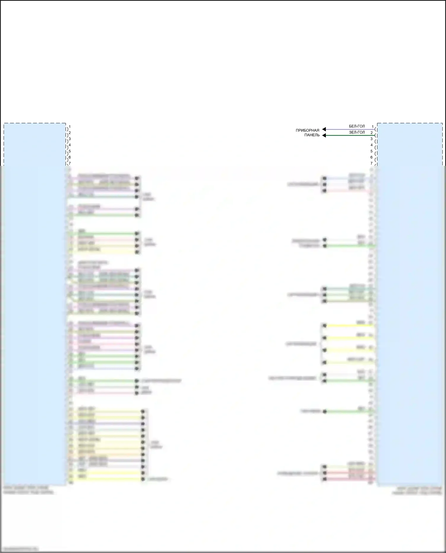 X4 M BMW F98 рестайлинг (2021-2024): Электросхема блоков управления кузовом (4 из 4) 