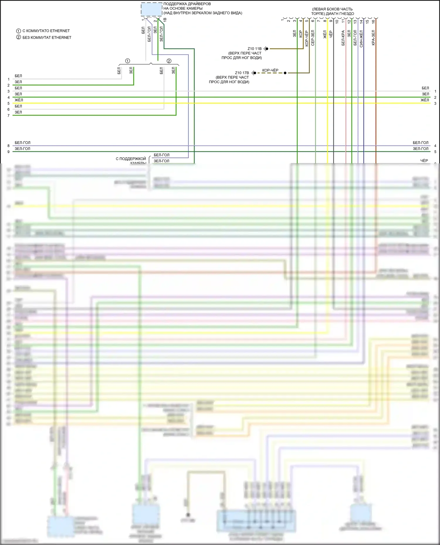 X4 M BMW F98 рестайлинг (2021-2024): Can шина электросхема (2 из 9) 