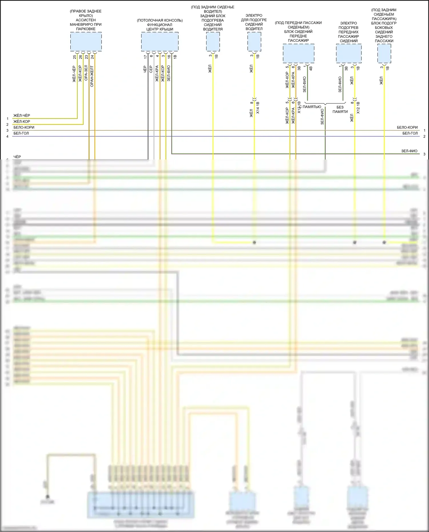 X4 M BMW F98 рестайлинг (2021-2024): Can шина электросхема (6 из 9) 
