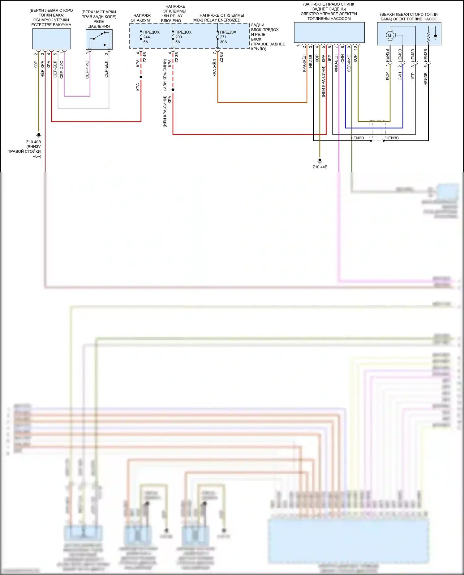 X4 M BMW F98 рестайлинг (2021-2024): Электросхема двигателя 3,0л турбо (6 из 7) 