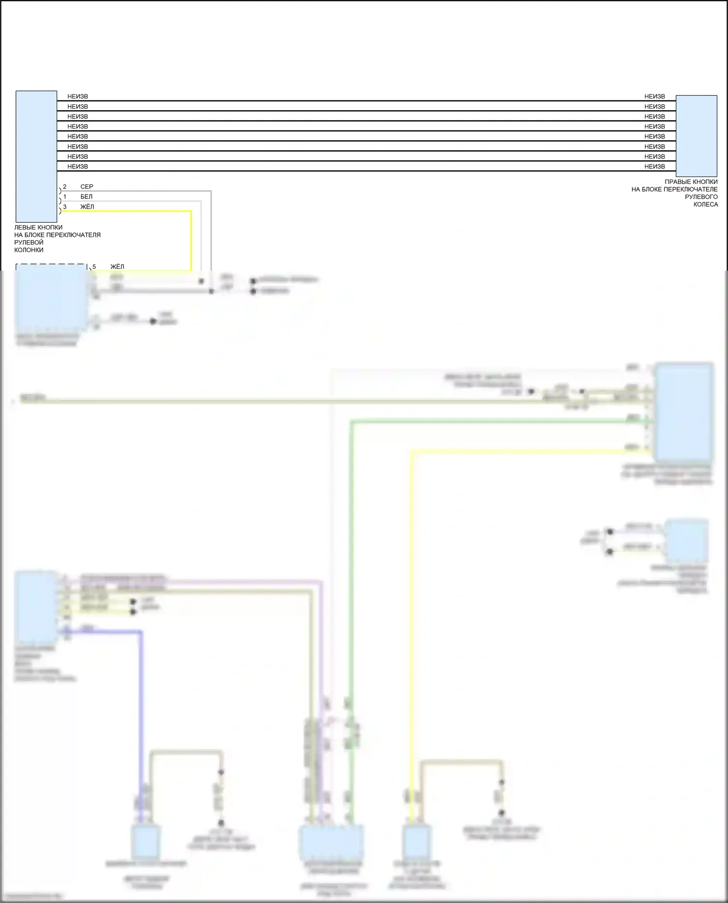 X4 M BMW F98 рестайлинг (2021-2024): Электросхема круиз-контроля (2 из 2) 