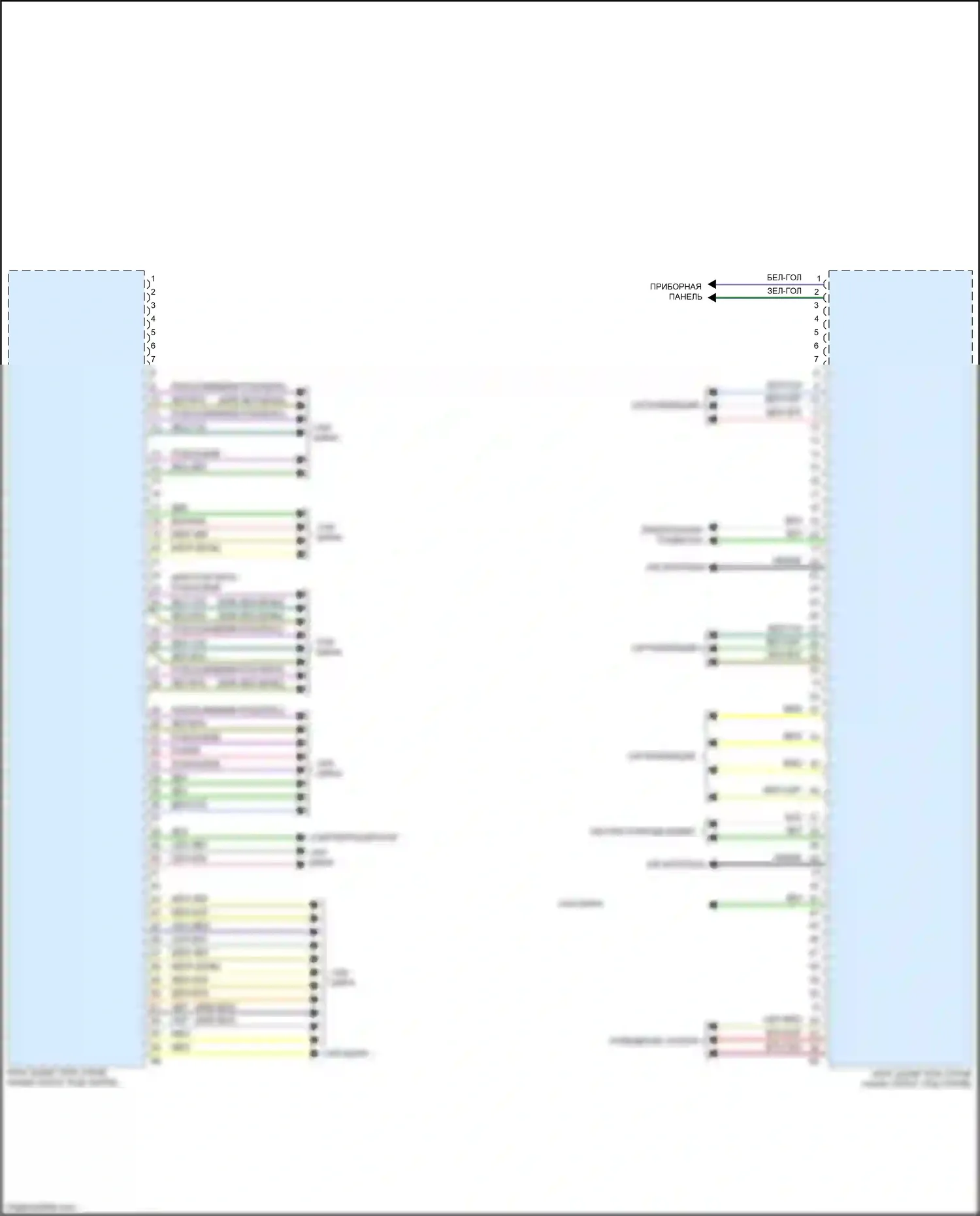 X4 M BMW F98 (2019-2021): Электросхема блоков управления кузовом (4 из 4) 