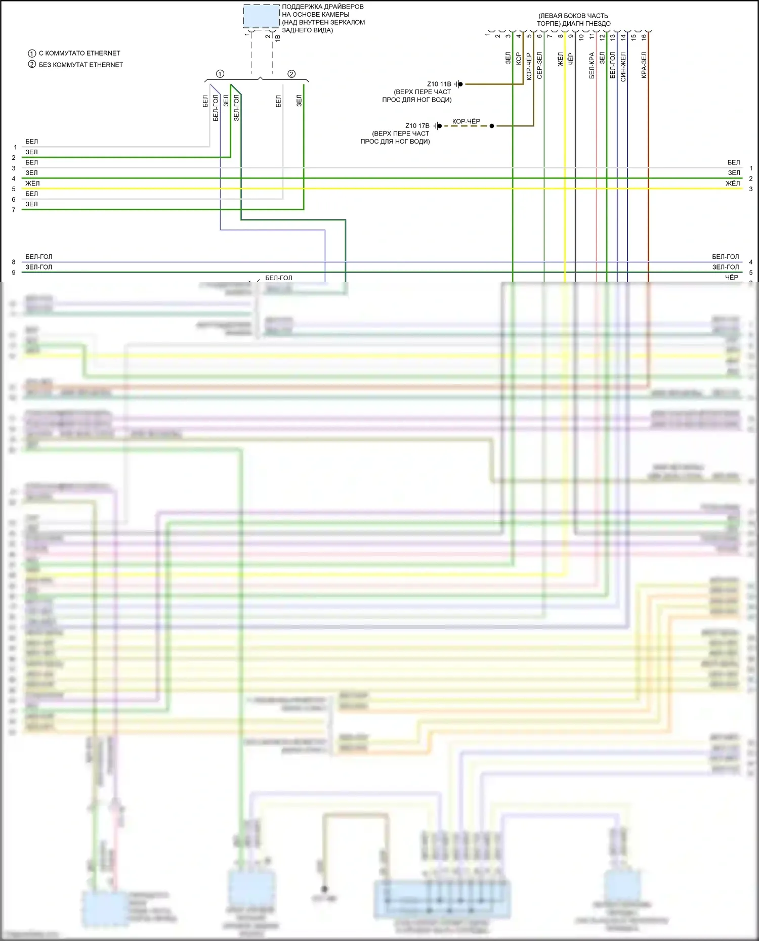X4 M BMW F98 (2019-2021): Can шина электросхема (2 из 9) 
