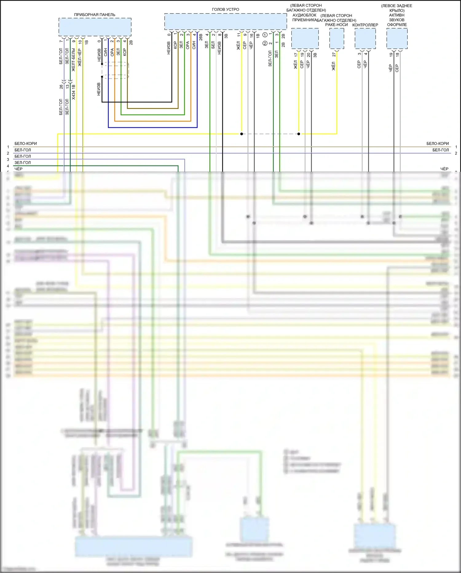 X4 M BMW F98 (2019-2021): Can шина электросхема (4 из 9) 