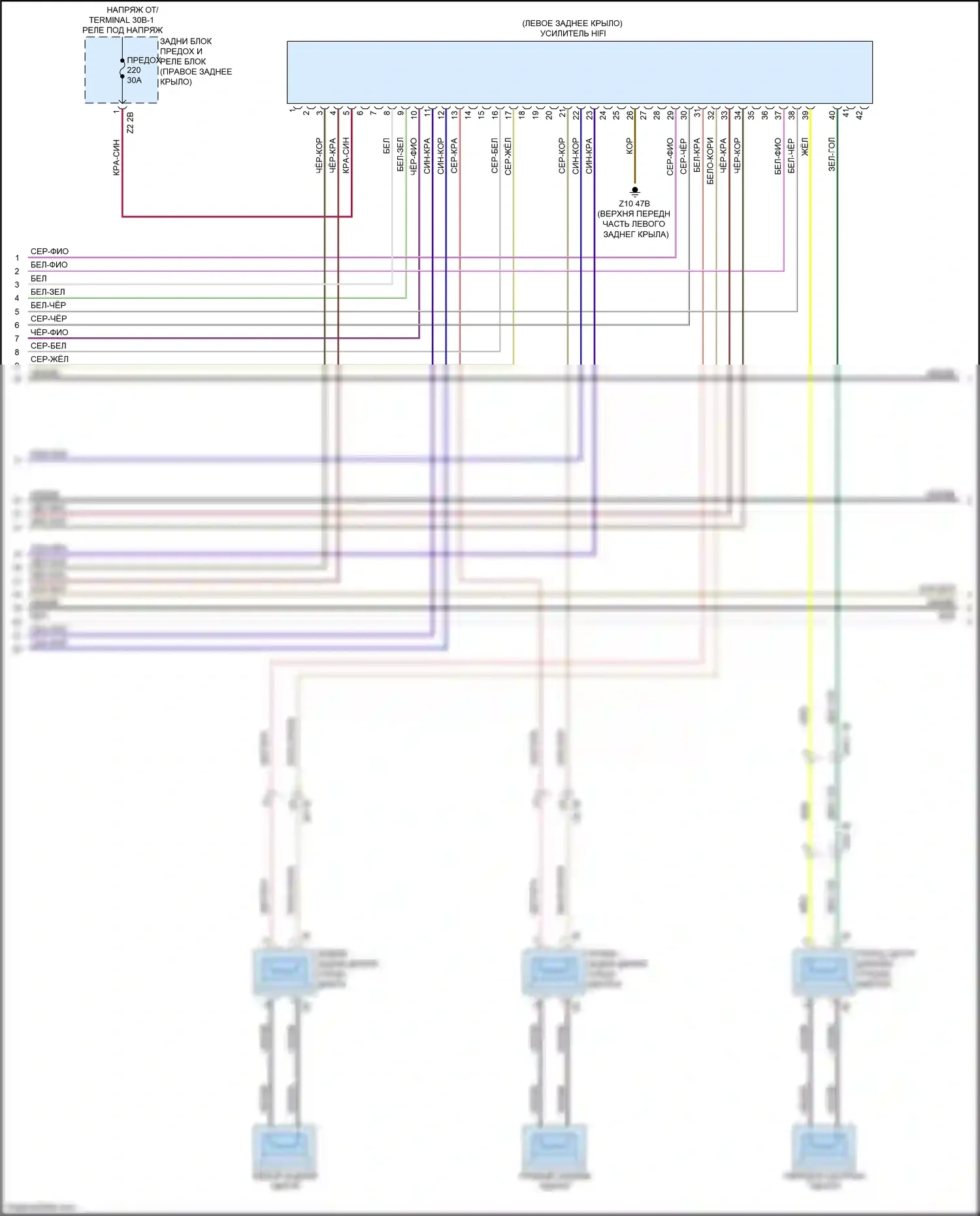 X4 M BMW F98 (2019-2021): Электросхема навигации, с hifi магнитолы и активное звуковое оформление (4 из 6) 