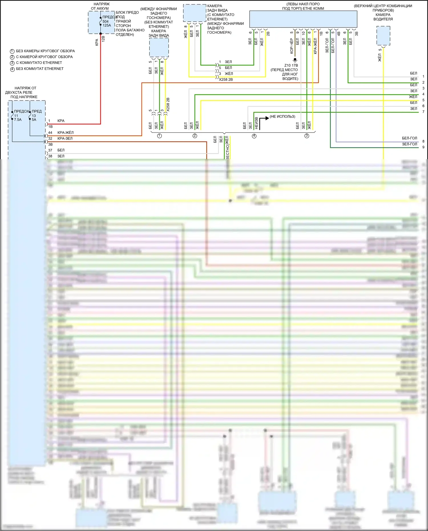 X4 BMW G02 рестайлинг (2021-2024): Can шина электросхема (1 из 9) 