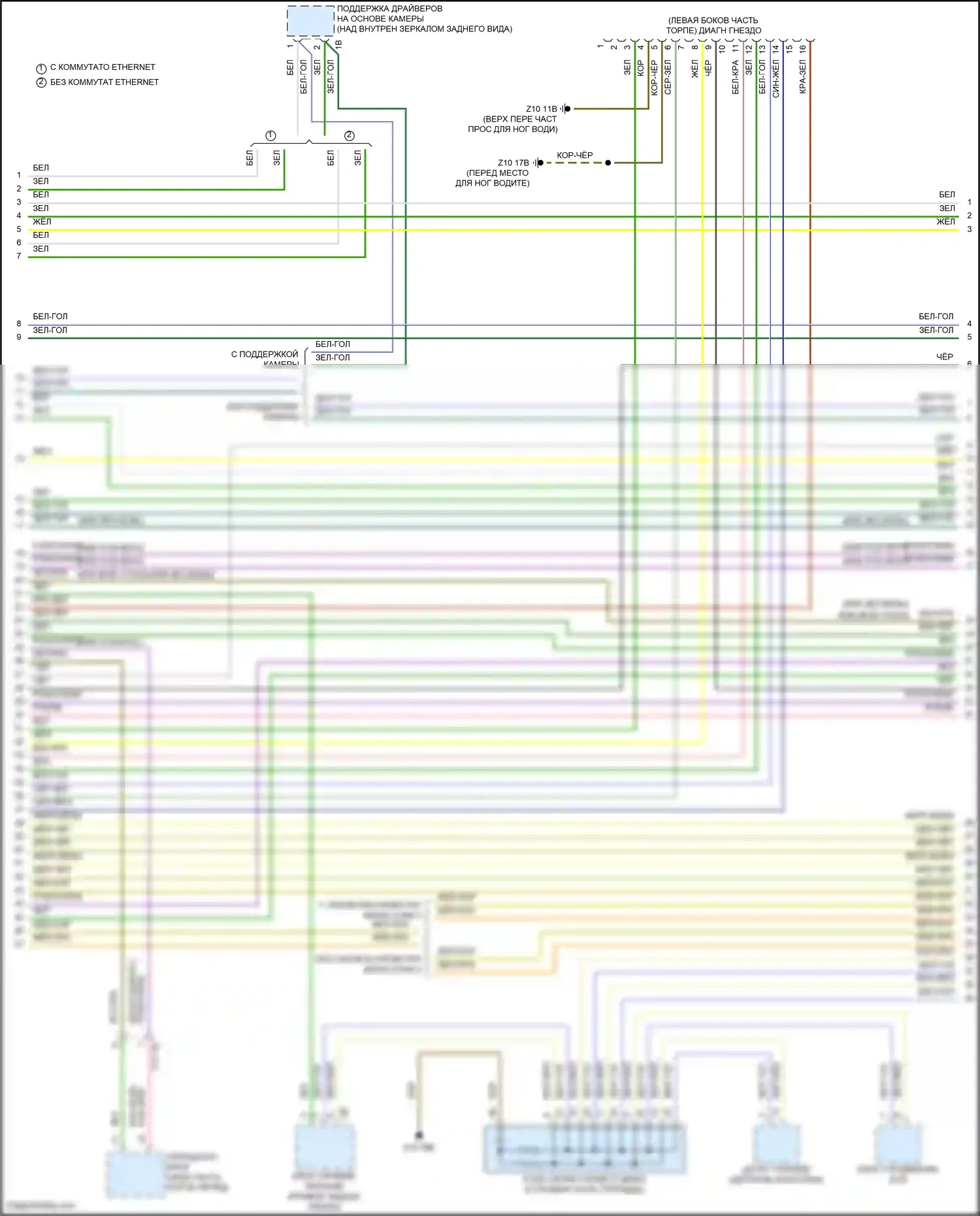 X4 BMW G02 рестайлинг (2021-2024): Can шина электросхема (2 из 9) 