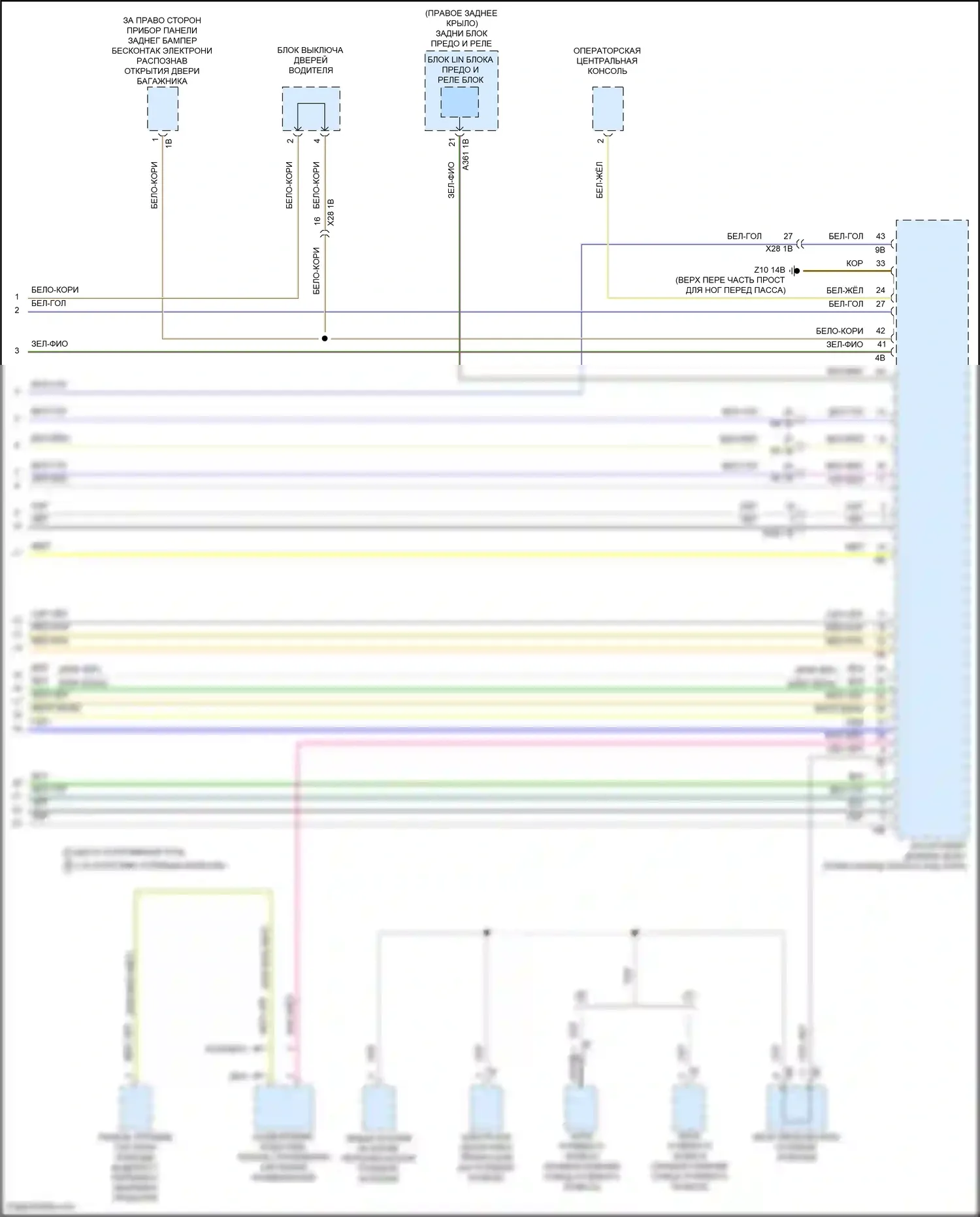X4 BMW G02 рестайлинг (2021-2024): Can шина электросхема (9 из 9) 
