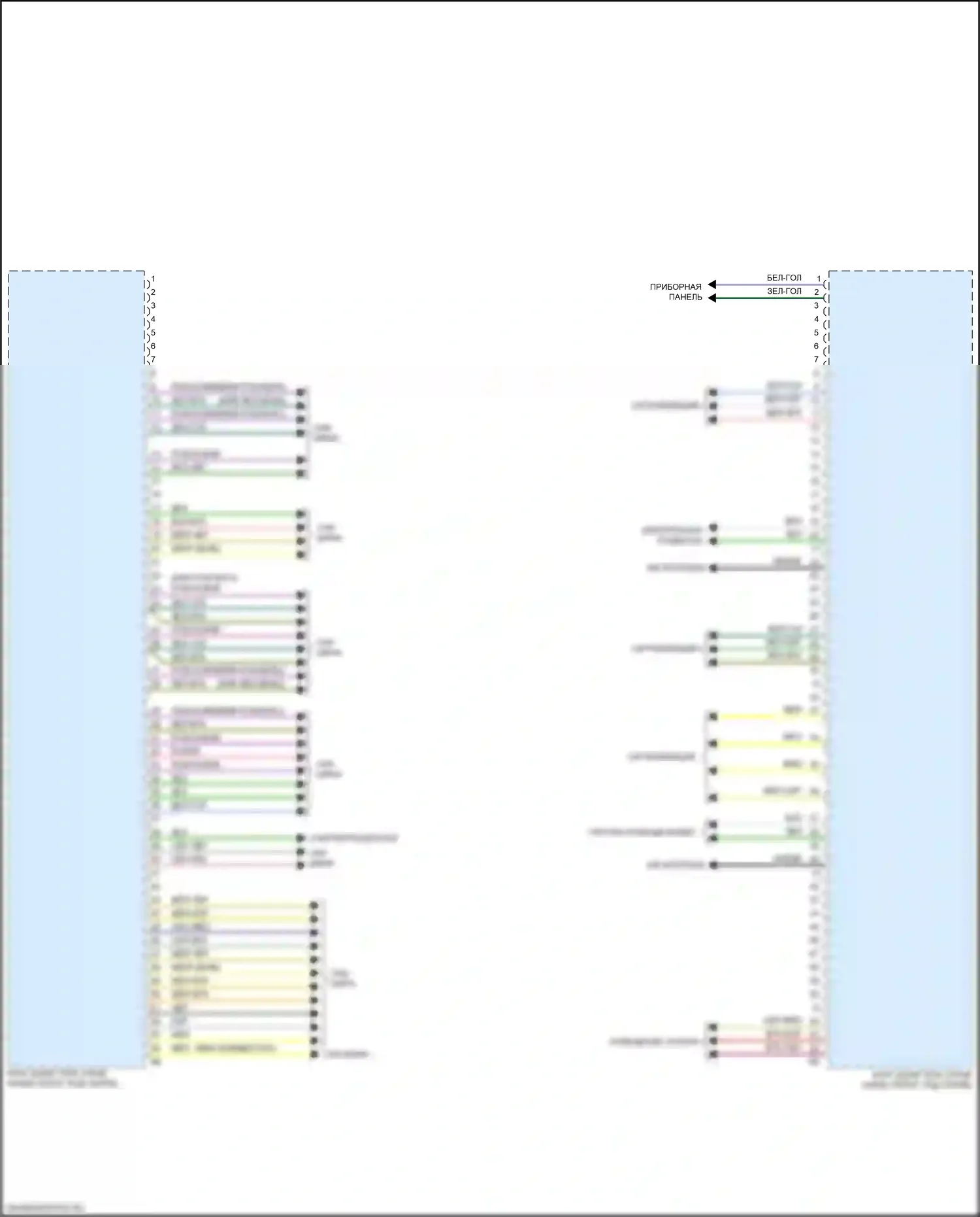 X4 BMW G02 (2018-2021): Электросхема блоков управления кузовом (4 из 4) 