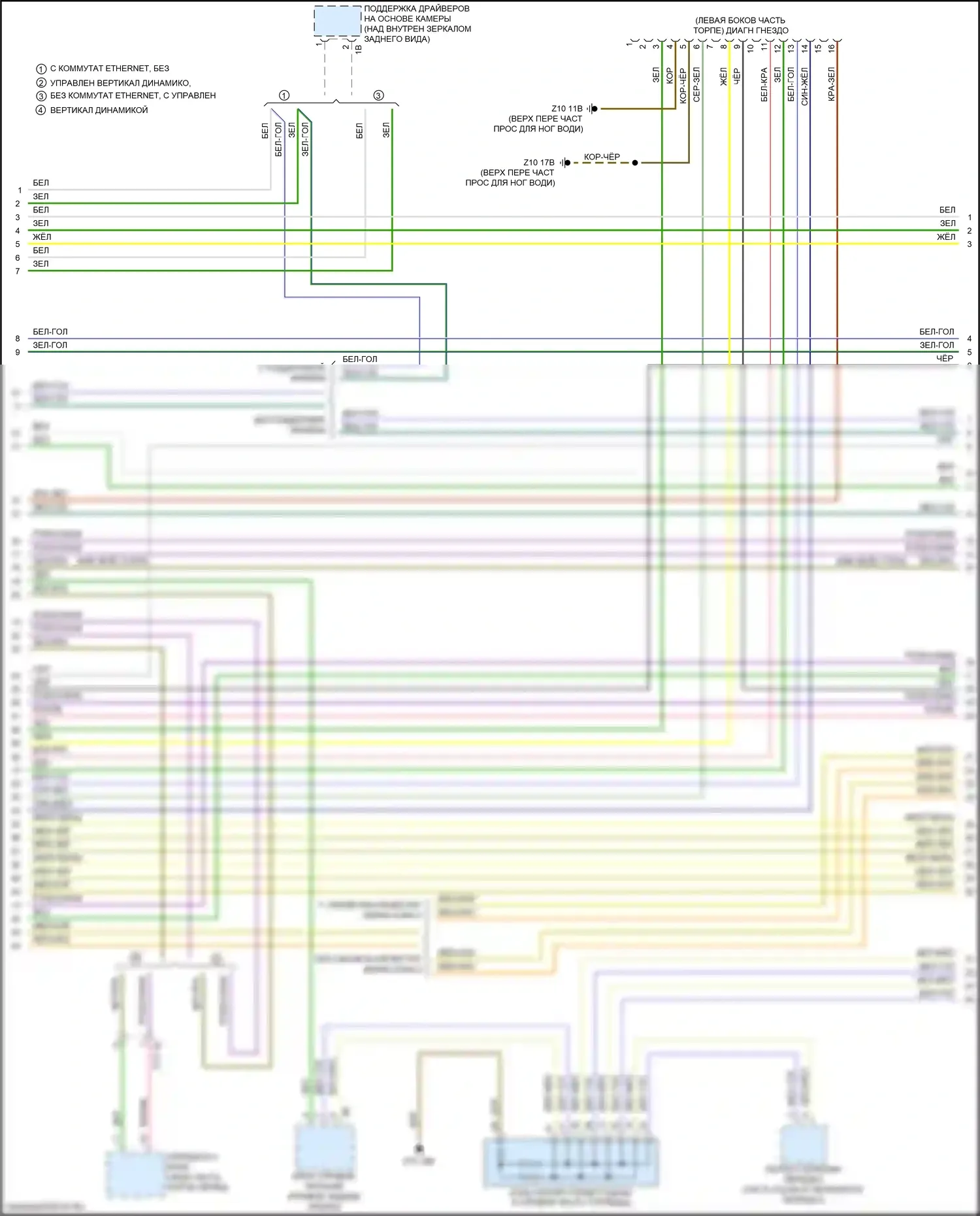X4 BMW G02 (2018-2021): Can шина электросхема (2 из 9) 