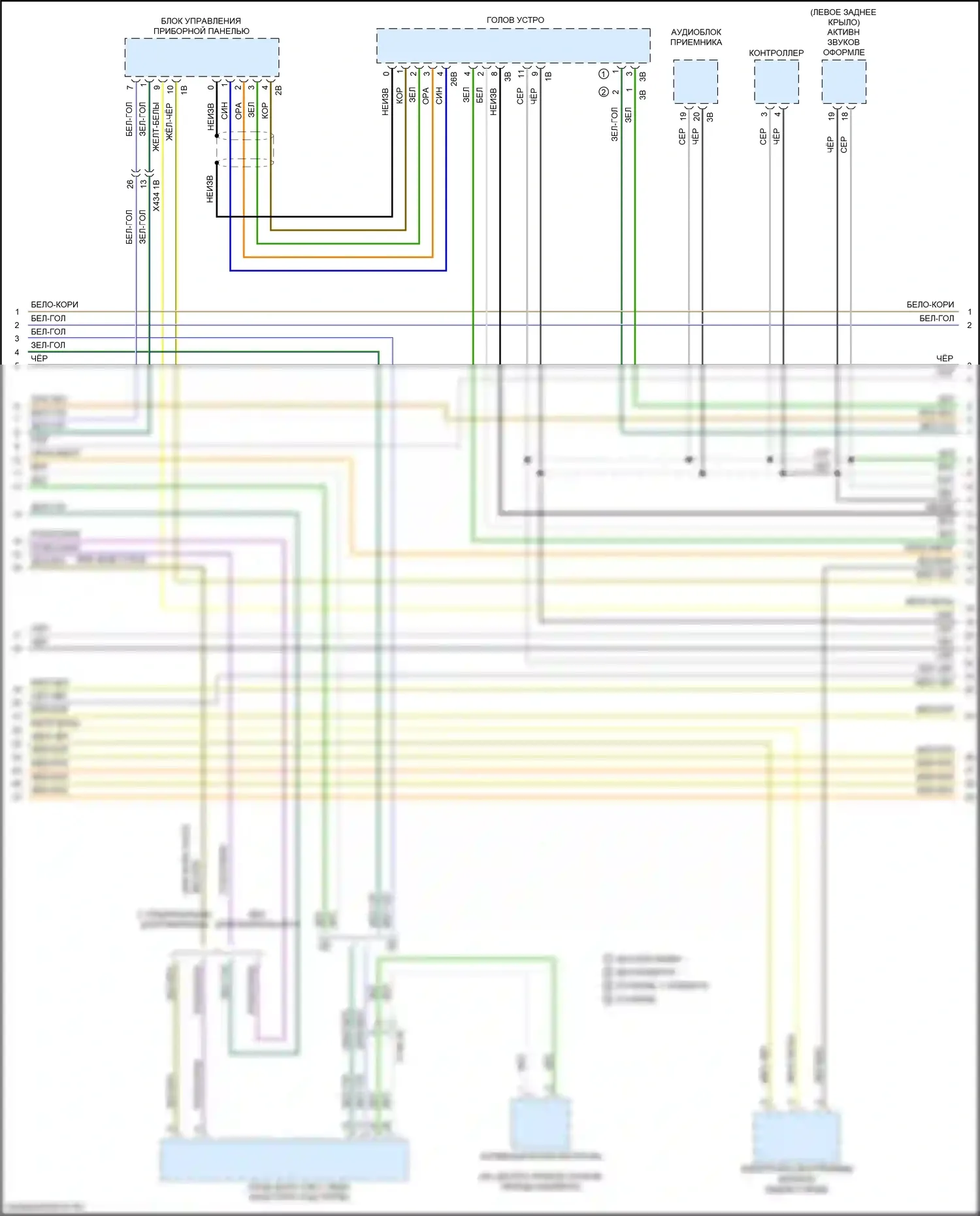 X4 BMW G02 (2018-2021): Can шина электросхема (4 из 9) 