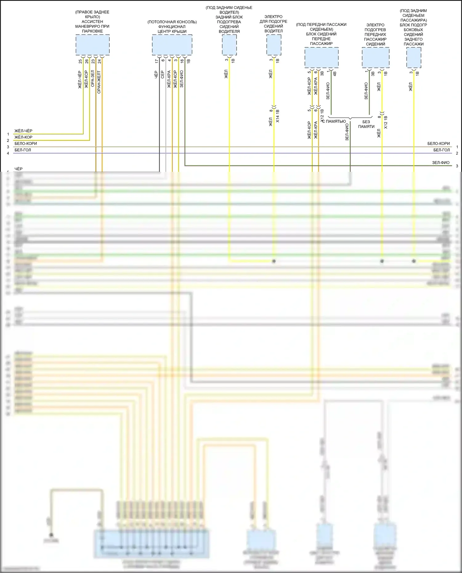 X4 BMW G02 (2018-2021): Can шина электросхема (6 из 9) 