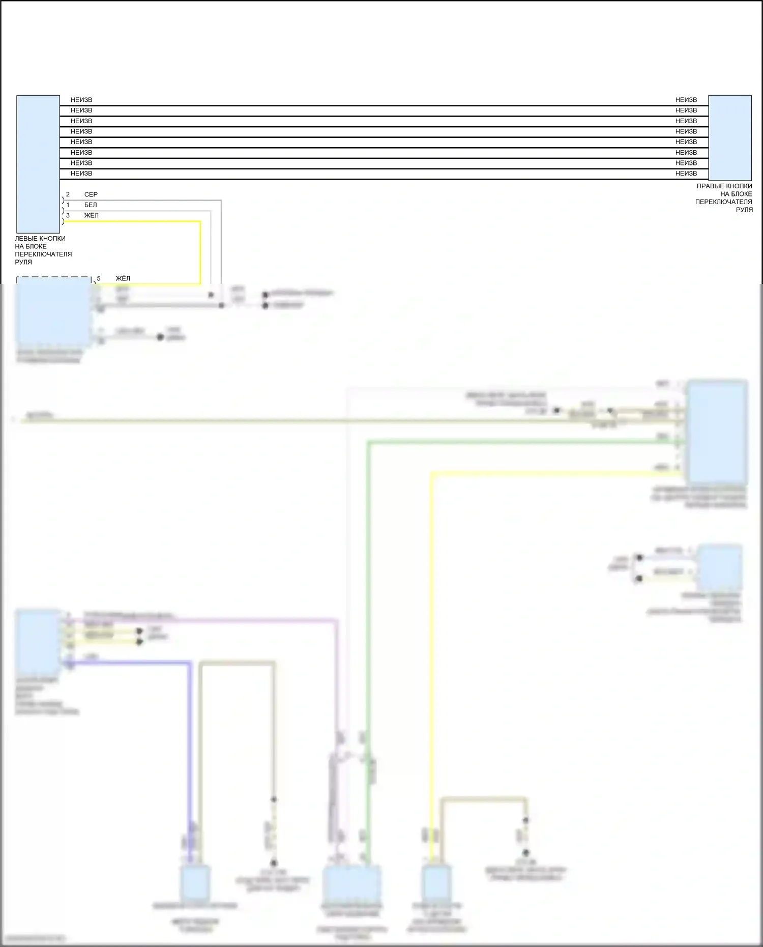 X4 BMW G02 (2018-2021): Электросхема круиз-контроля (2 из 2) 