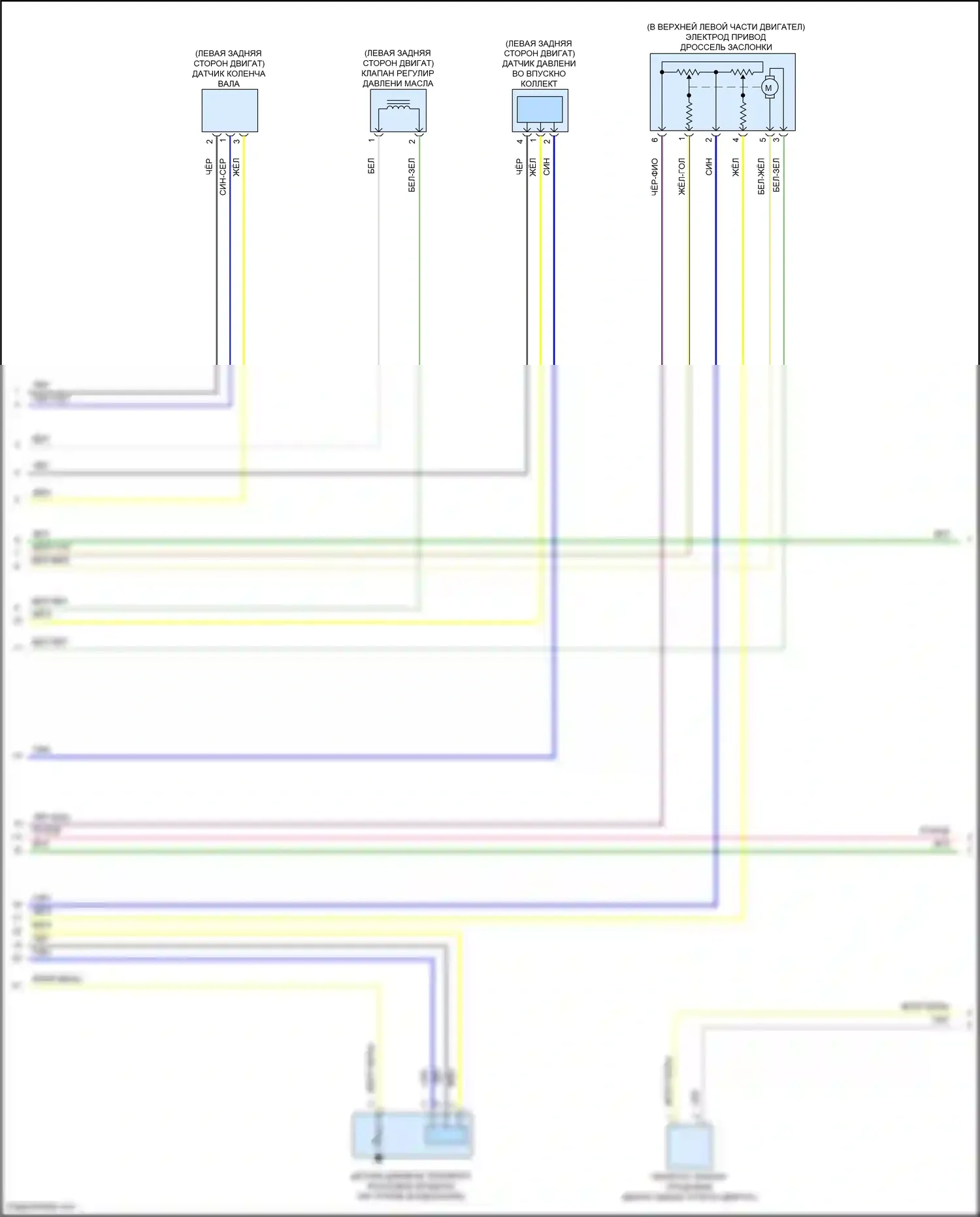X5 M BMW F85 (2014-2018): Электросхема двигателя 2.0л турбо гибрид (3 из 12) 
