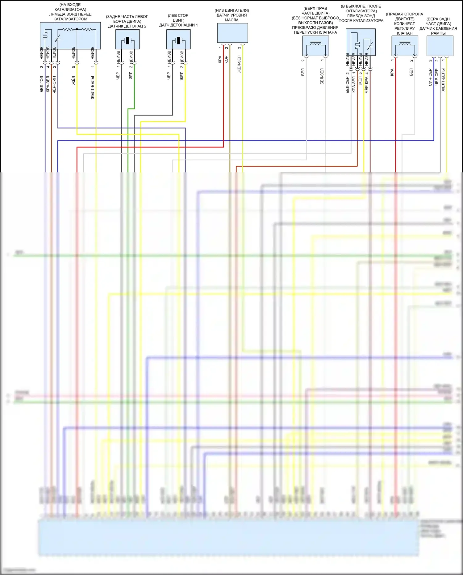 X5 M BMW F85 (2014-2018): Электросхема двигателя 2.0l turbo hybrid (2 из 12) 