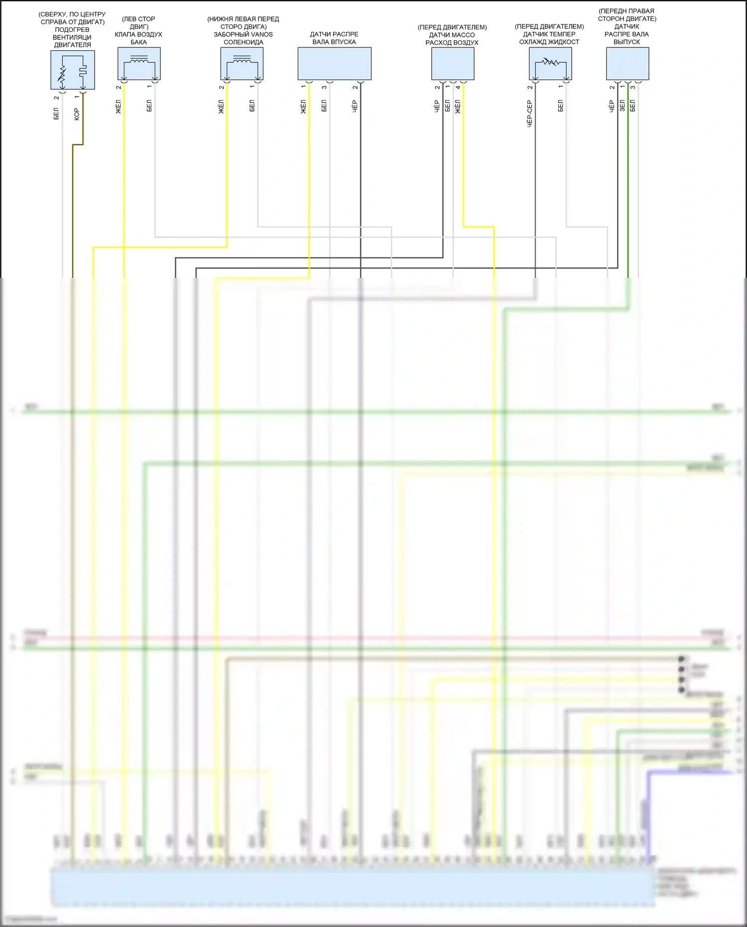 X5 M BMW F85 (2014-2018): Электросхема двигателя 2.0l turbo hybrid (4 из 12) 