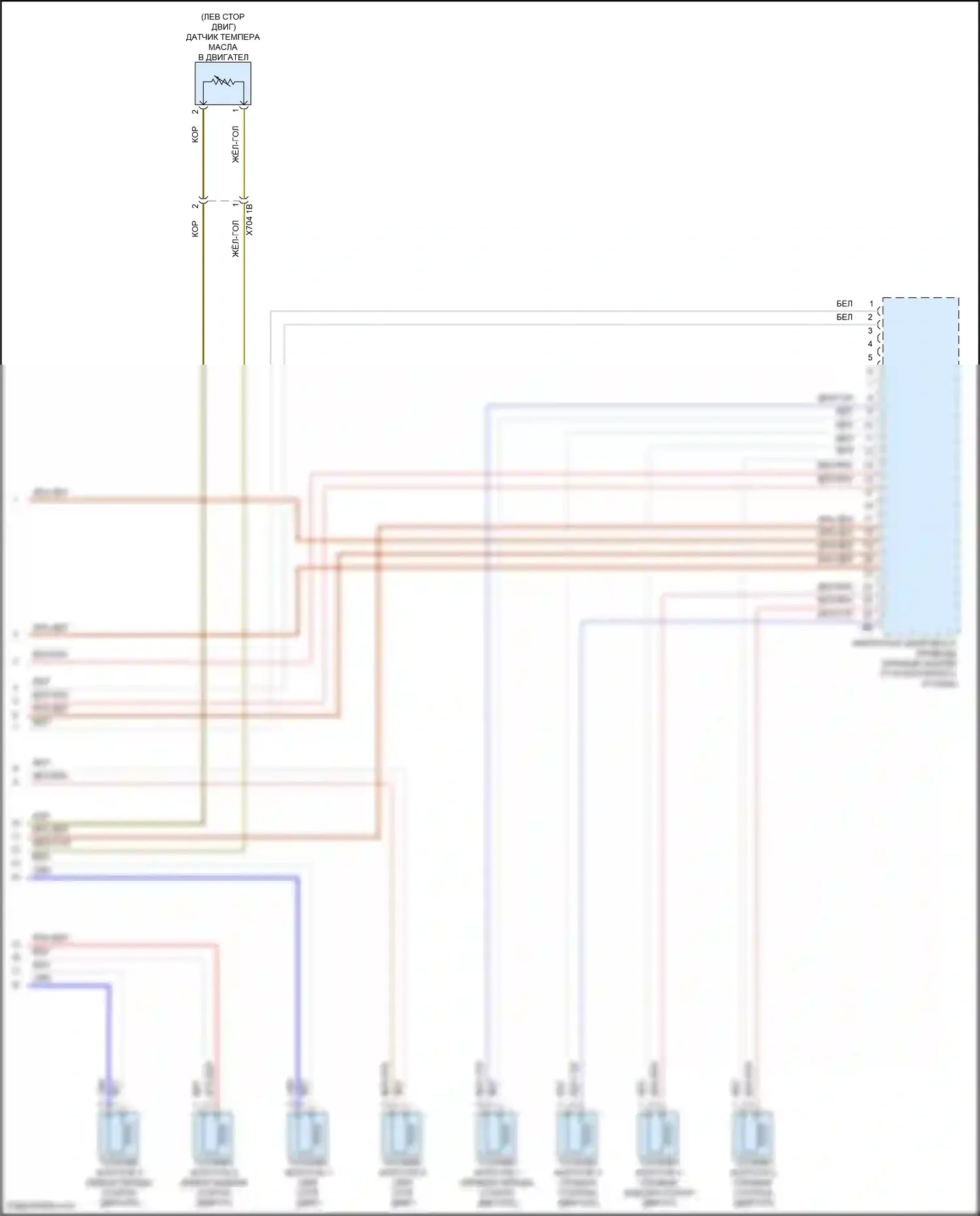 X5 M BMW F85 (2014-2018): Электросхема двигателя 4,4л турбо (11 из 11) 