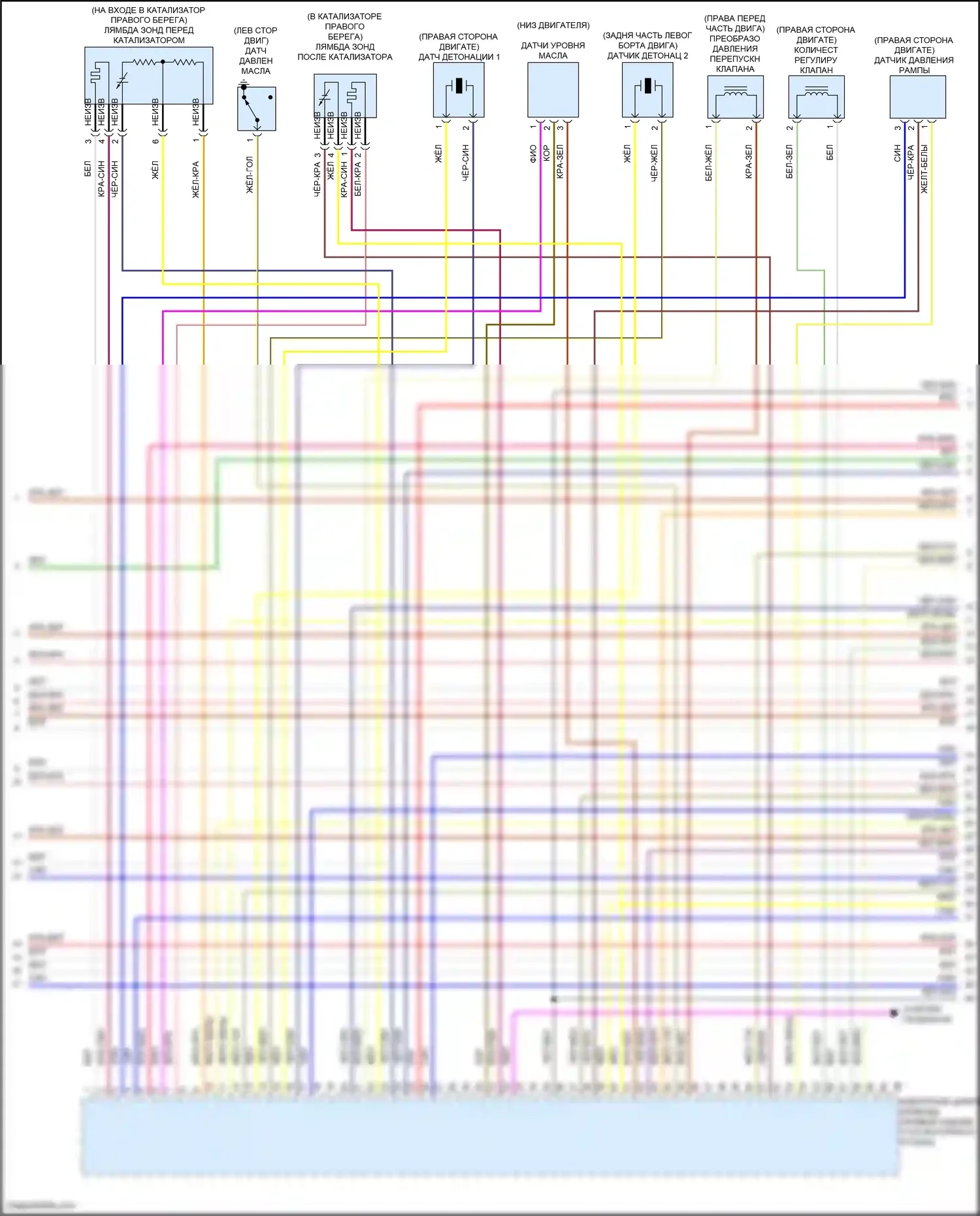 X5 M BMW F85 (2014-2018): Электросхема двигателя 4,4л турбо (4 из 11) 