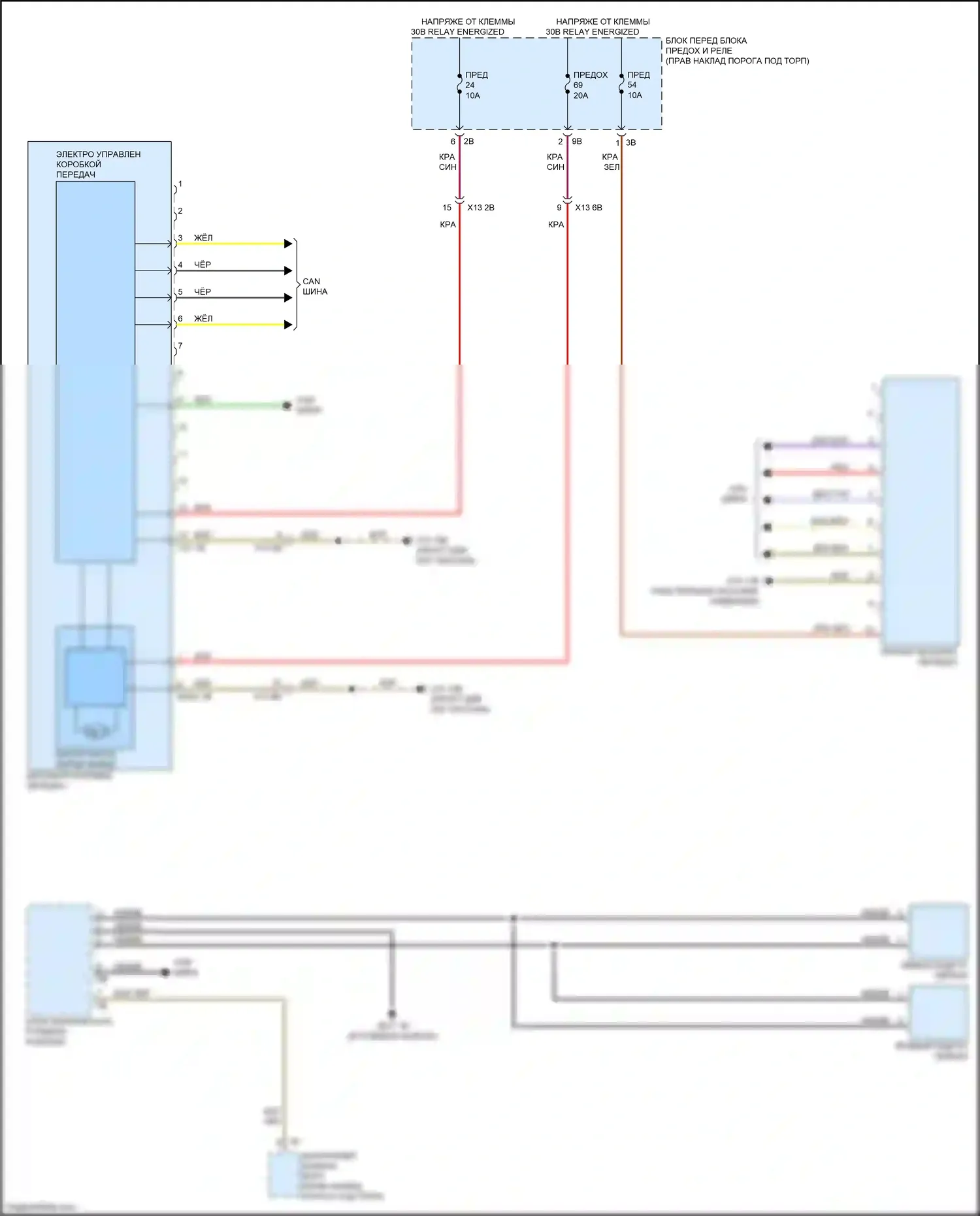 X5 M BMW F85 (2014-2018): 2,0-литровый турбогибрид, электросхема автоматической коробки передач 