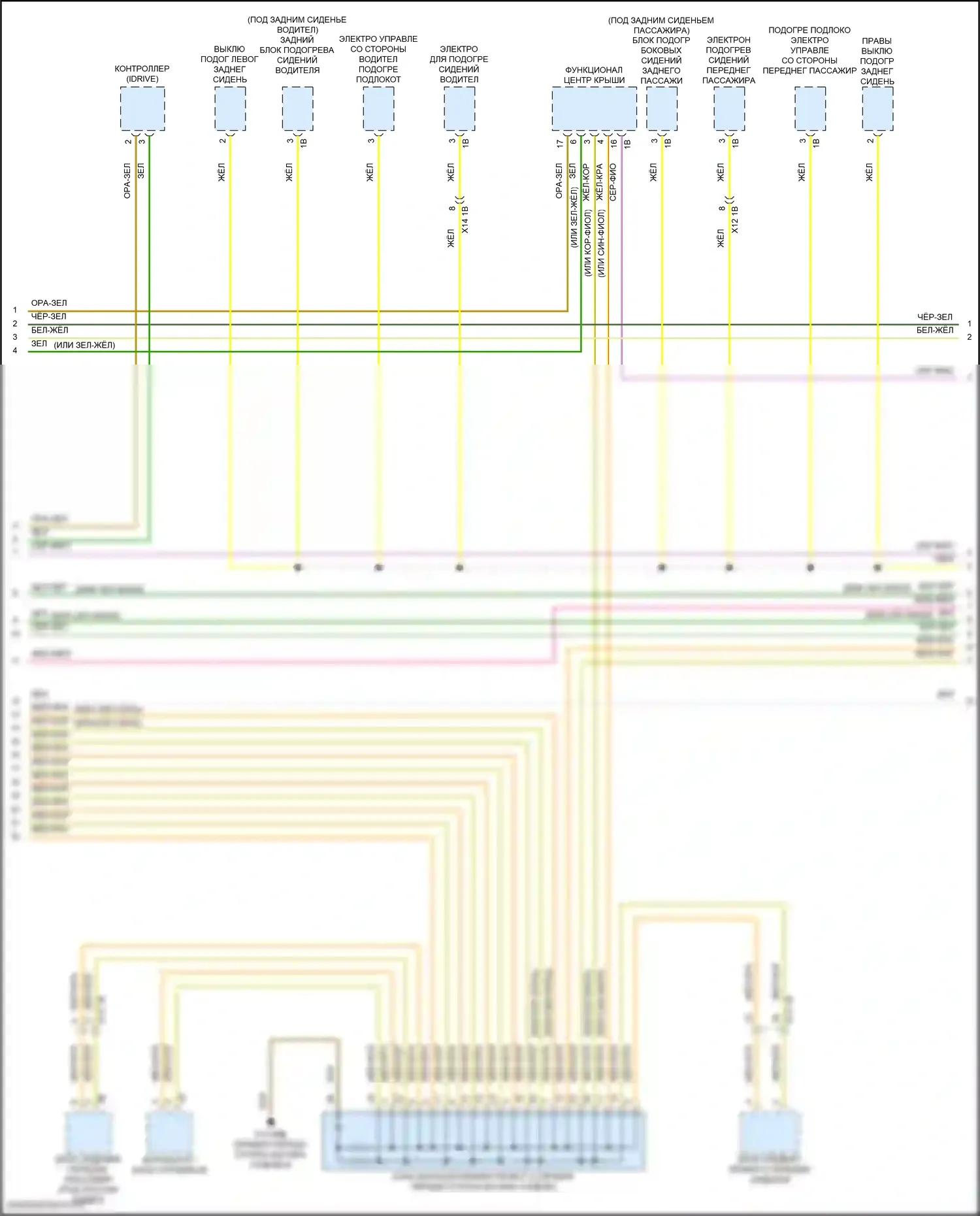 X5 M BMW F95 рестайлинг (2023-2024): Электросхема шины высокого/низкого уровня (6 из 10) 
