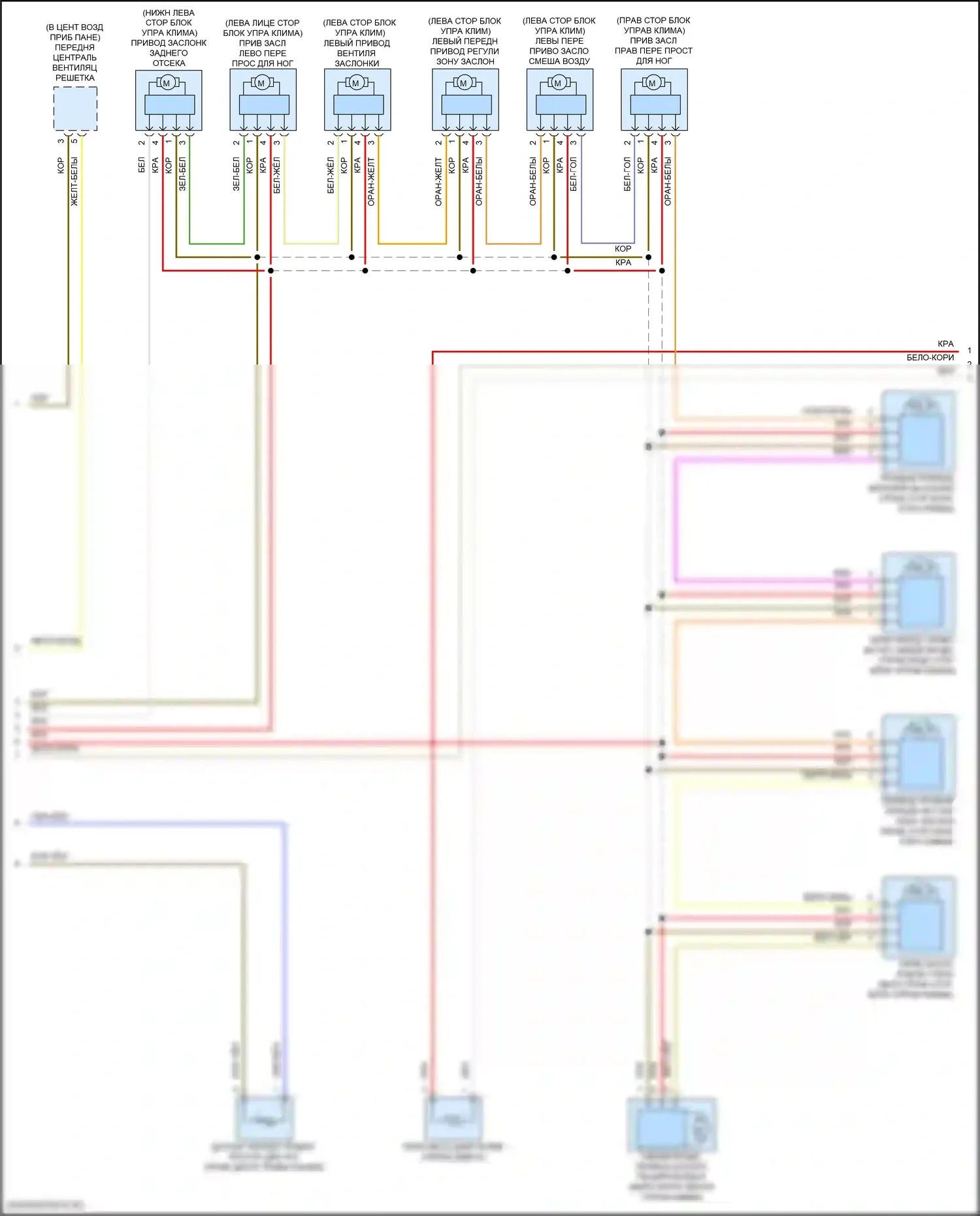 X5 M BMW F95 рестайлинг (2023-2024): Электросхема климат контроля, без заднего автоматического климат-контроля (4 из 7) 