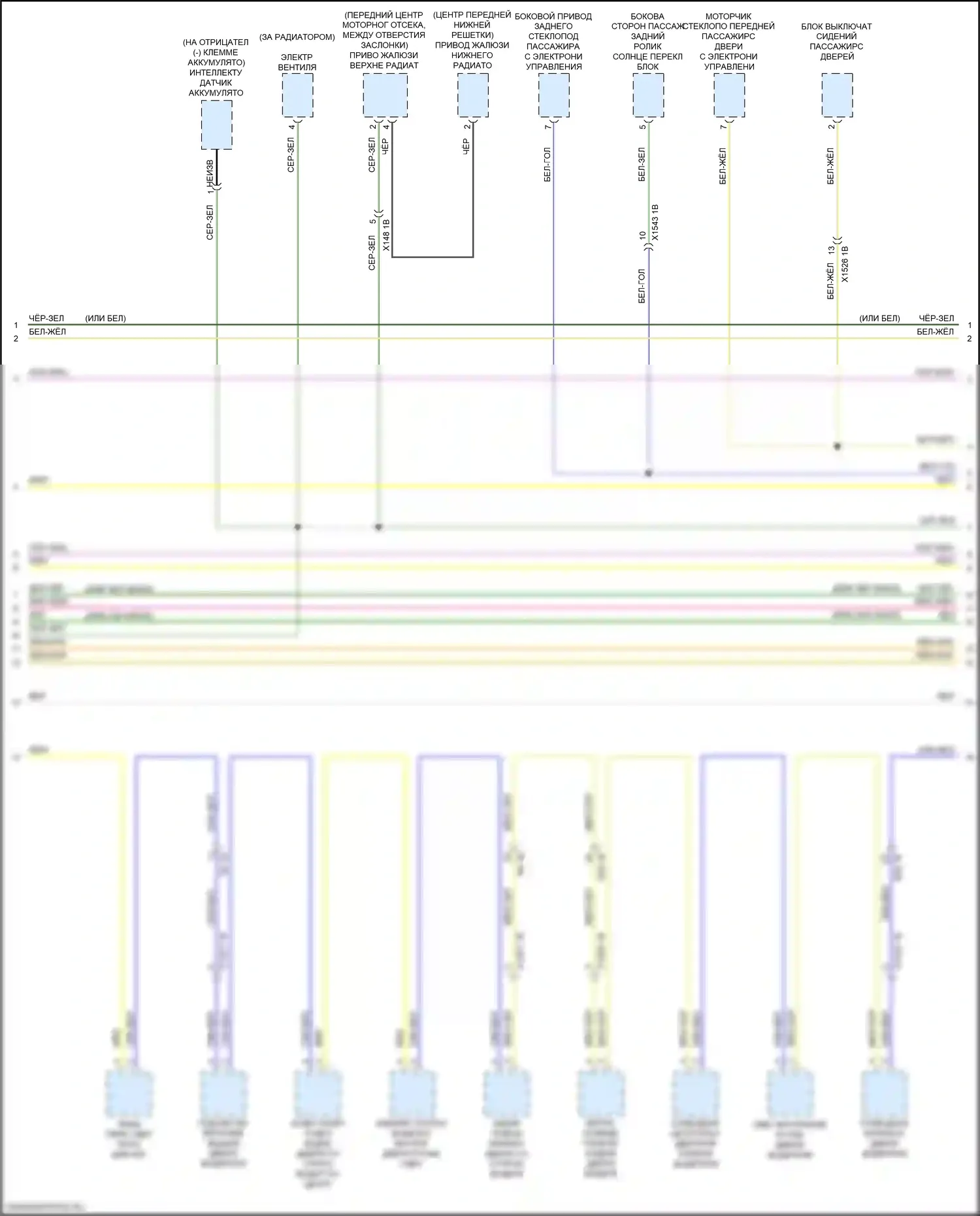 X5 M BMW F95 (2019-2023): Электросхема шины высокого/низкого уровня (8 из 10) 