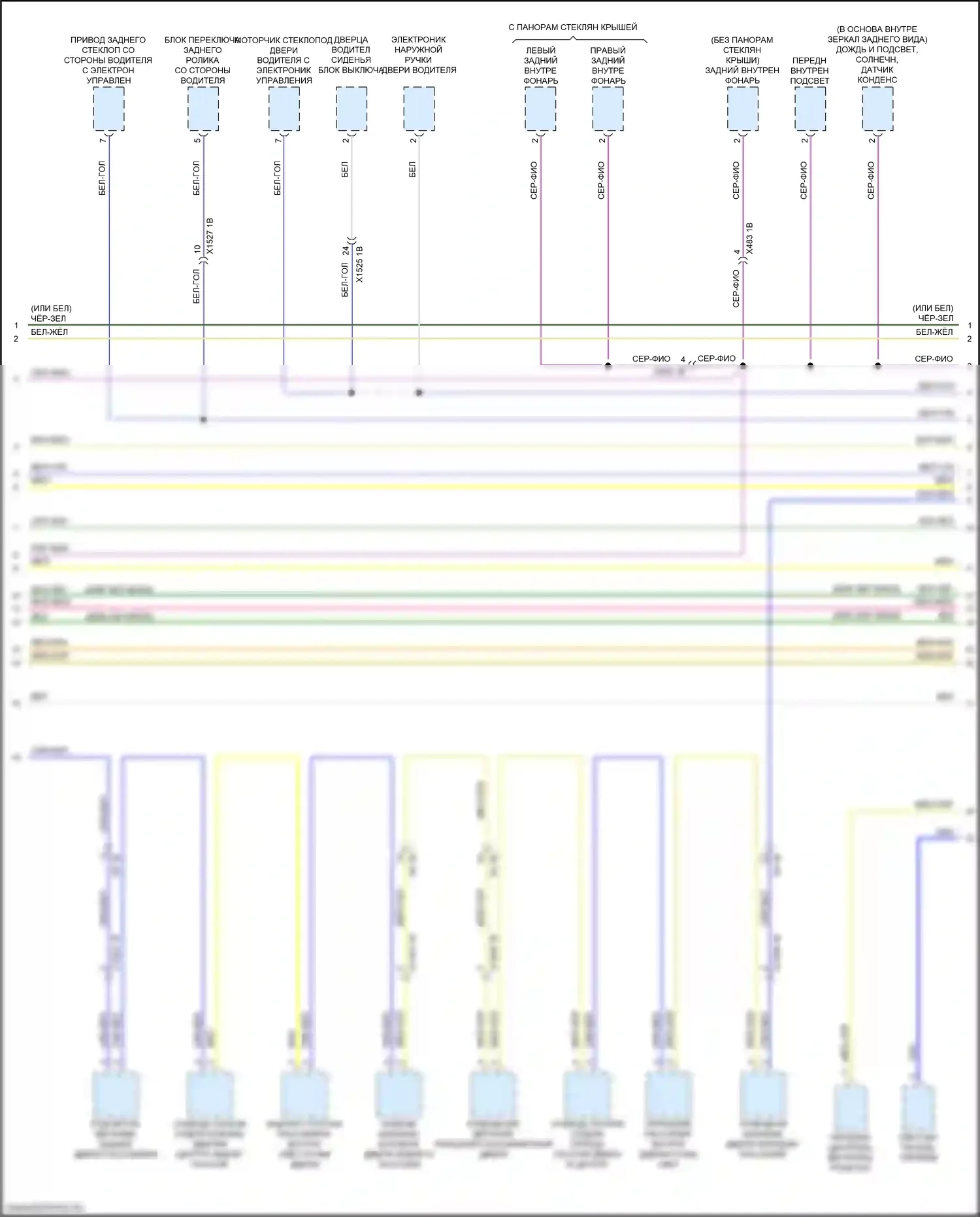 X5 M BMW F95 (2019-2023): Электросхема шины высокого/низкого уровня (9 из 10) 