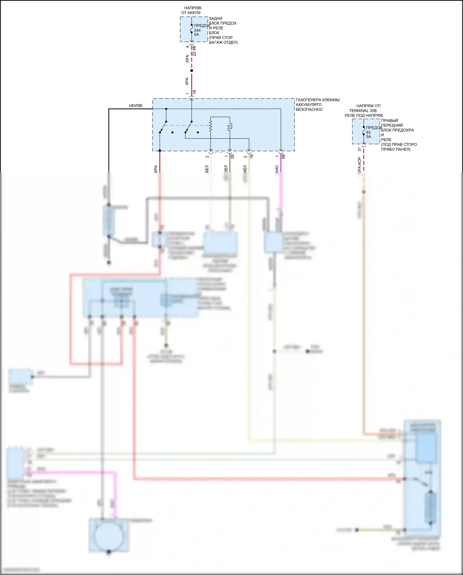 X5 M BMW F95 (2019-2023): Электросхема генератора, с двойным накопителем 