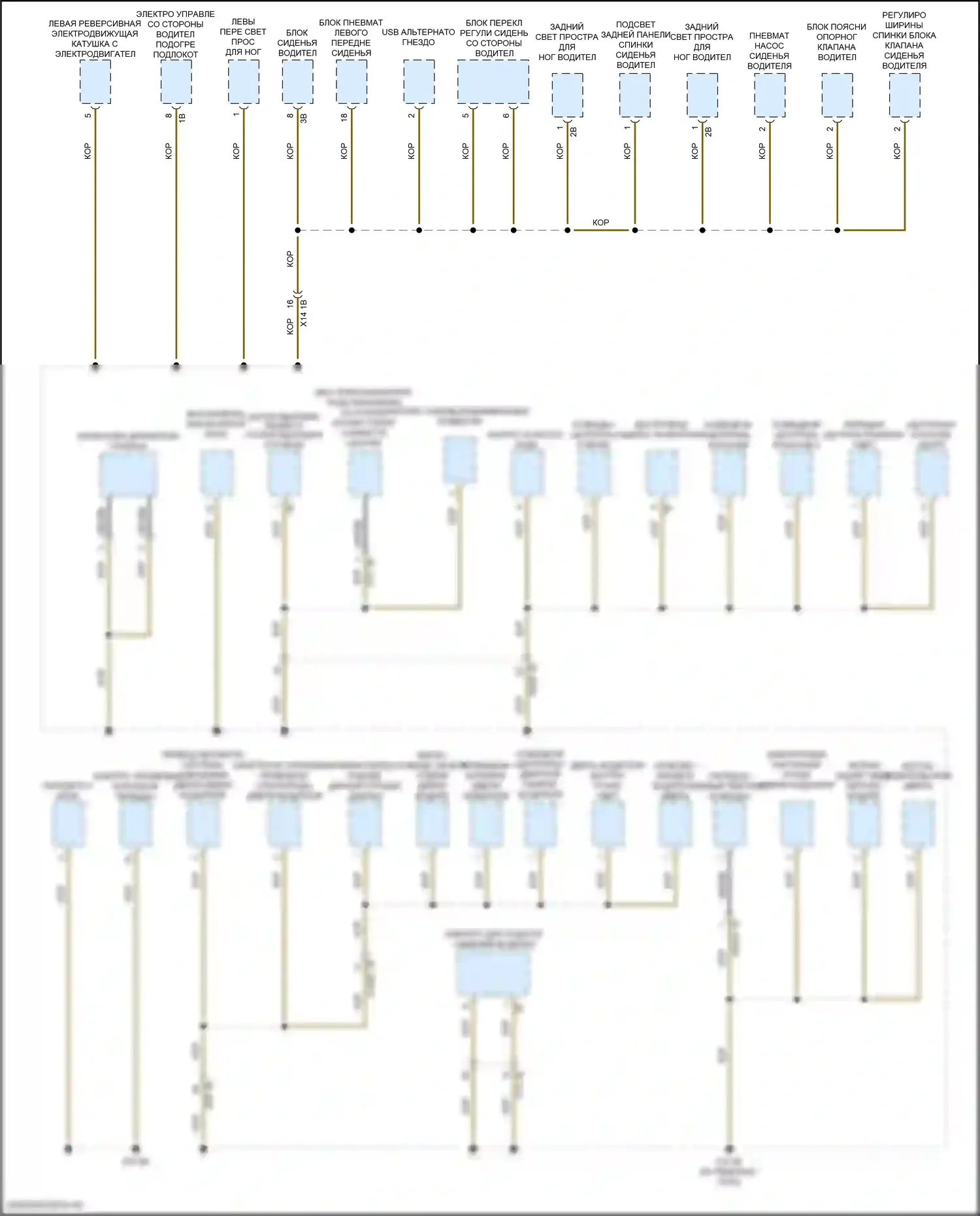 X5 M BMW F95 (2019-2023): Электросхема разводки массы (6 из 7) 