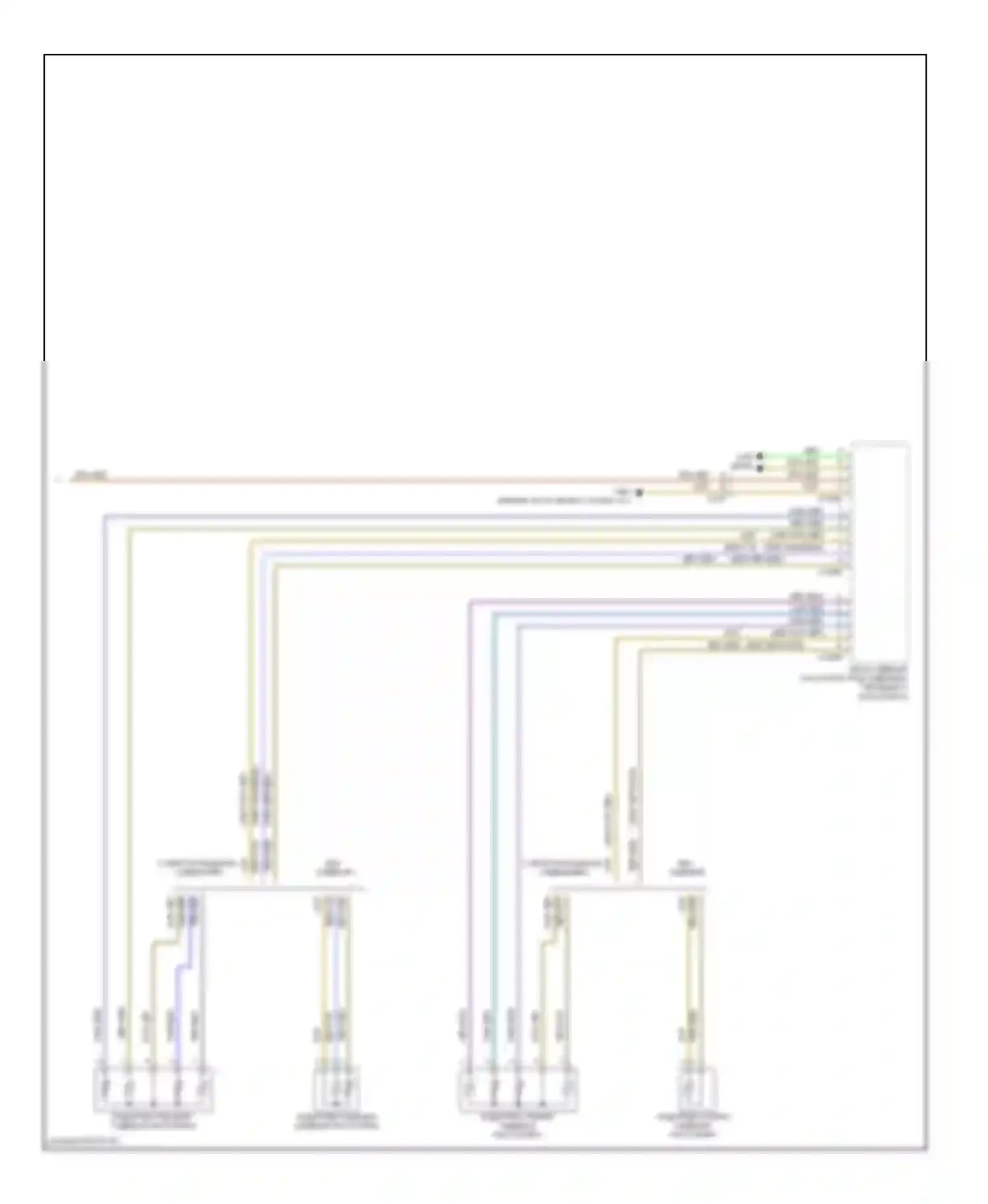 X5 BMW E70 рестайлинг (2010-2013): Электросхема передних обогреваемых сидений, с памятью (2 из 2) 