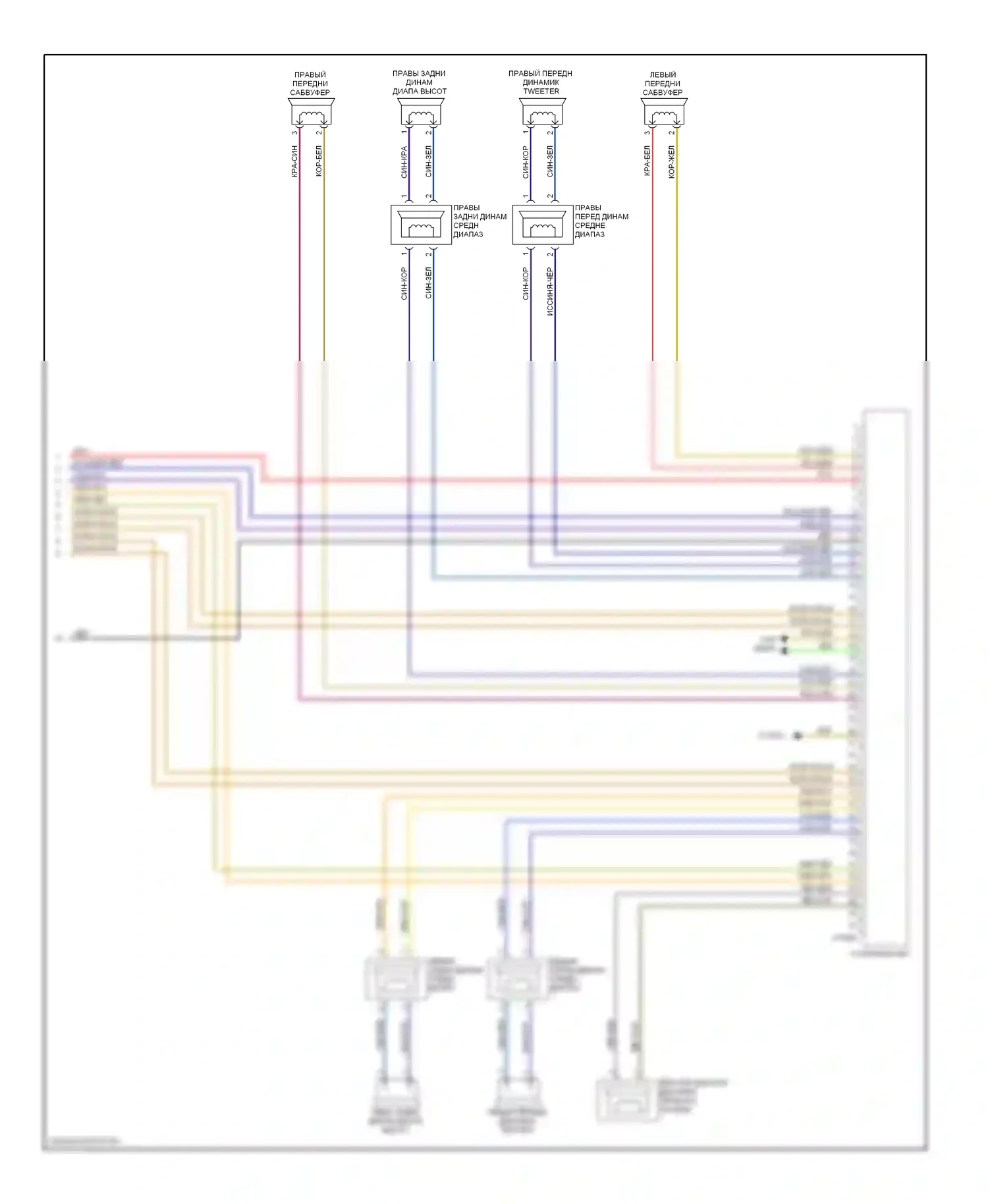 X5 BMW E70 (2006-2010): Электросхема навигации, с магнитолой hifi (3 из 3) 