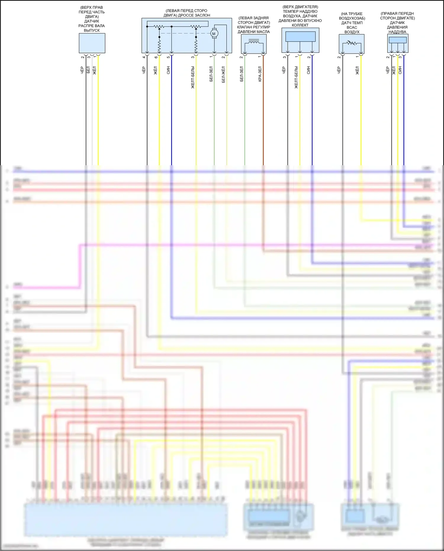 X5 BMW G05 рестайлинг (2023-2024): Электросхема двигателя 3.0l turbo hybrid (4 из 15) 