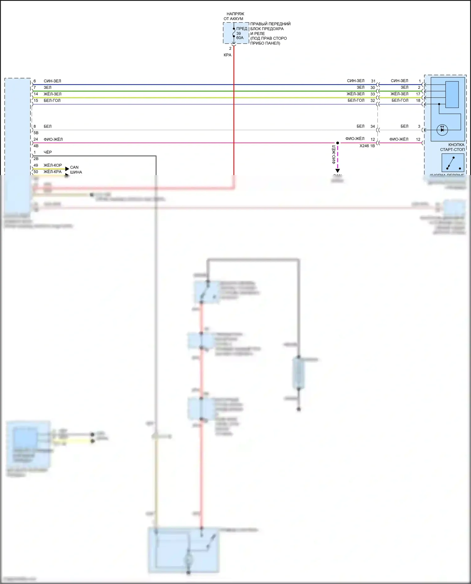 X5 BMW G18 рестайлинг (2023-2024): 3,0л турбогибрида, электросхема стартера 